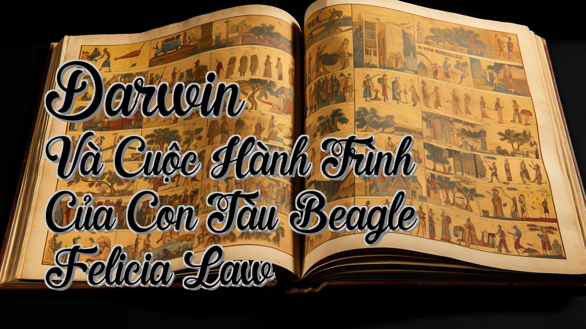cover-Darwin Và Cuộc Hành Trình Của Con Tàu Beagle Felicia Law
