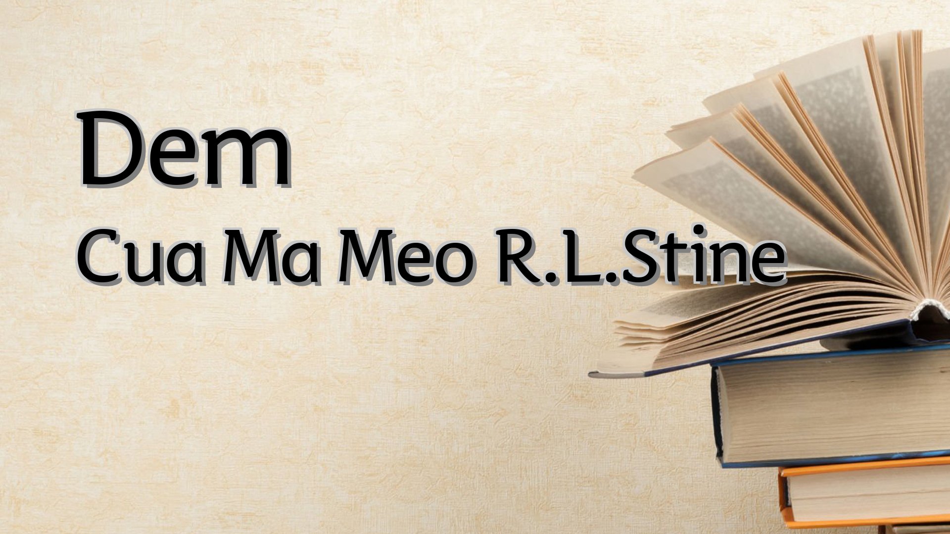 cover-Dem Cua Ma Meo R.L.Stine