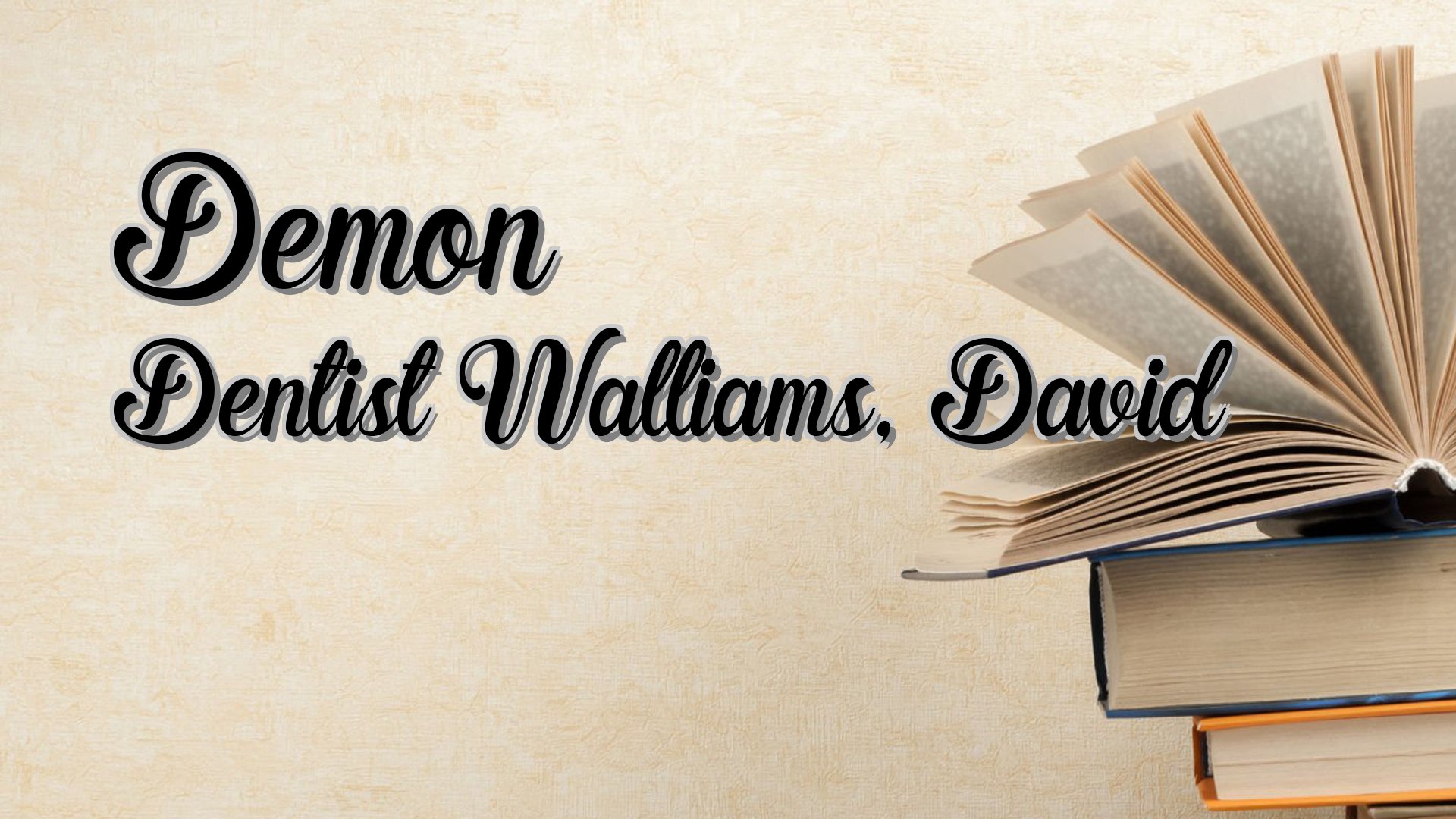 Cover image for Demon Dentist Walliams, David