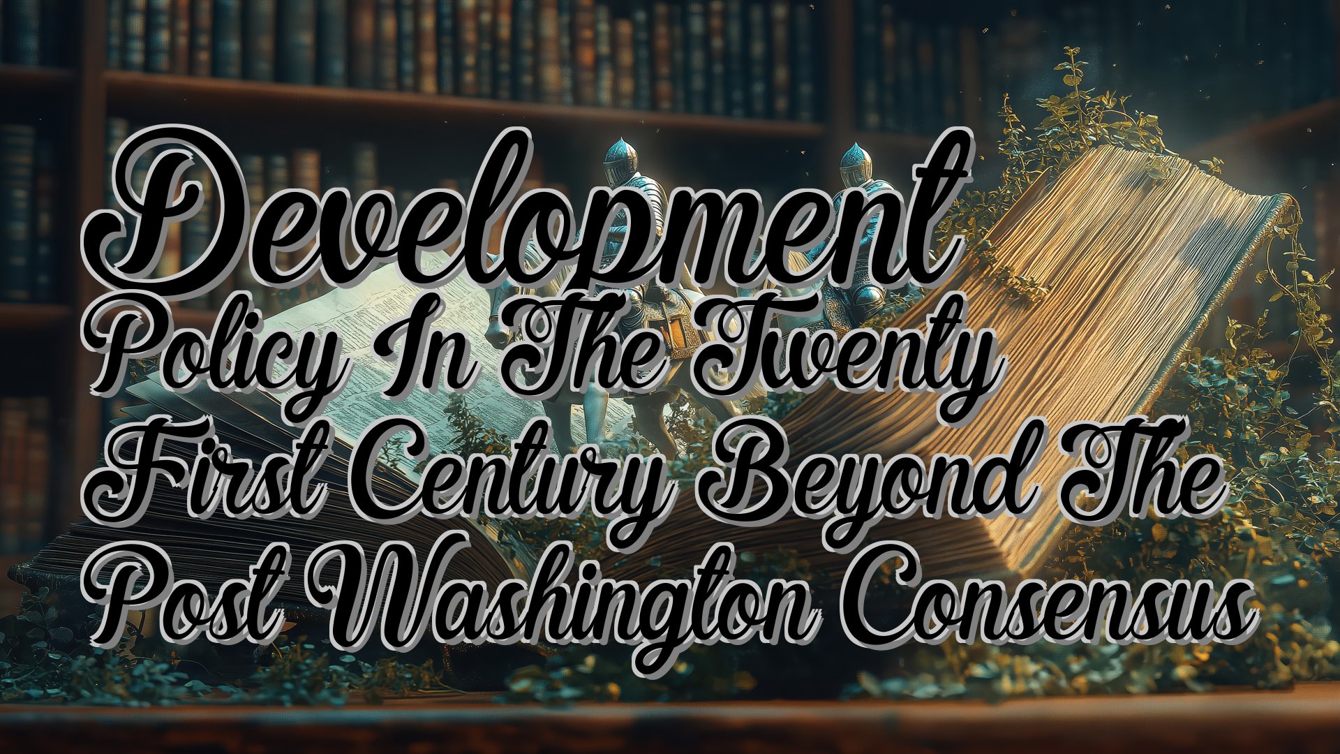 cover-Development Policy In The Twenty First Century Beyond The Post Washington Consensus