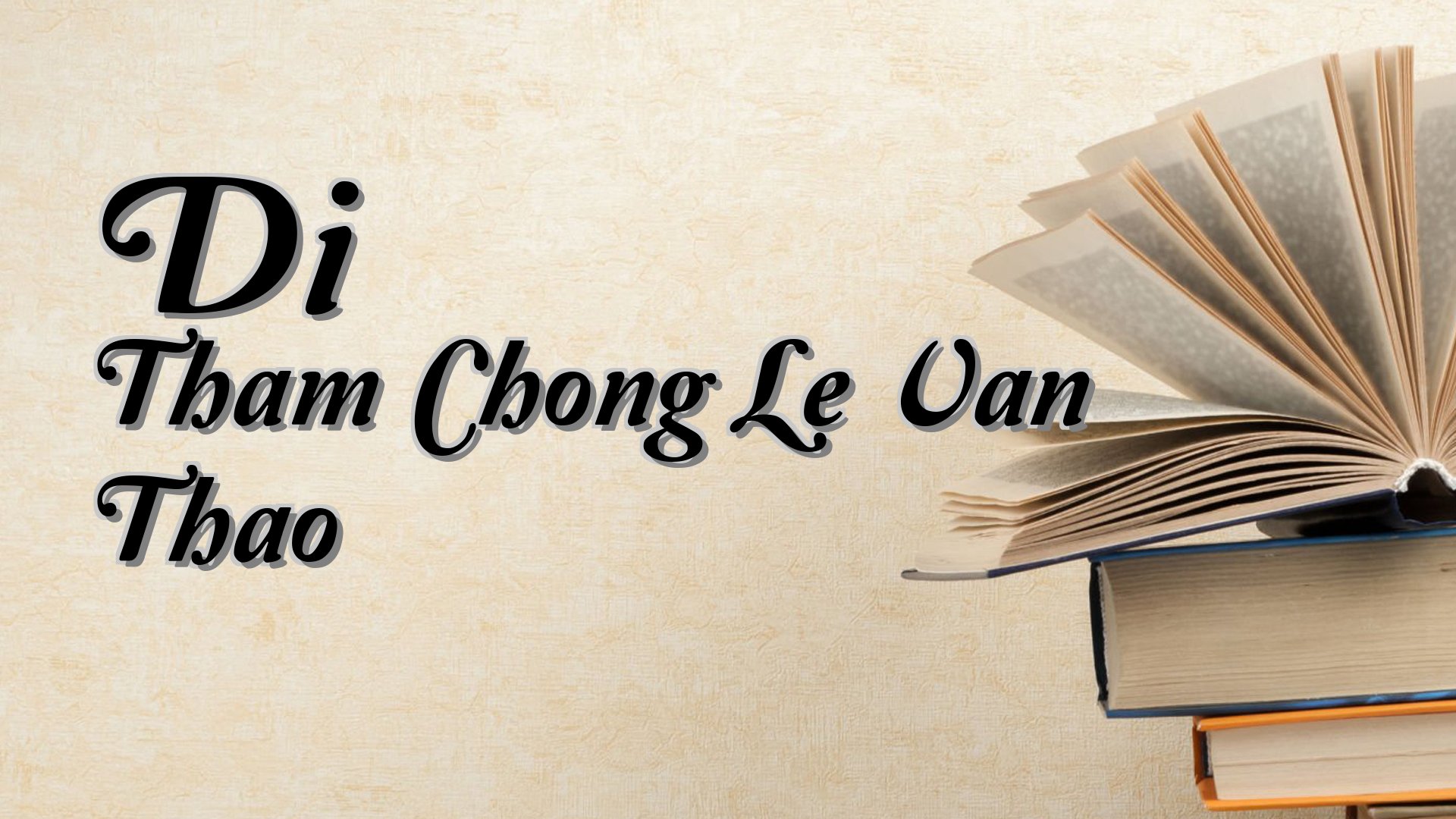 cover-Di Tham Chong Le Van Thao