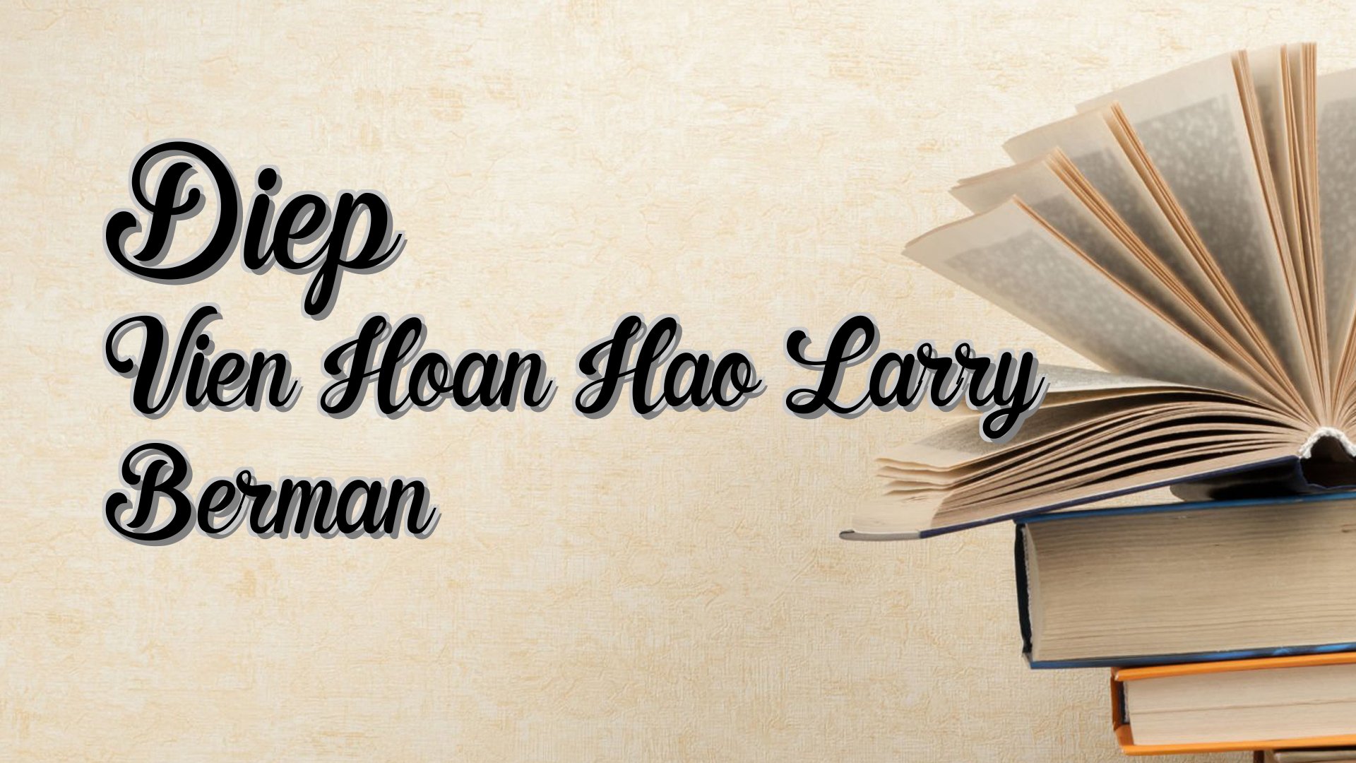 Cover image for Diep Vien Hoan Hao Larry Berman