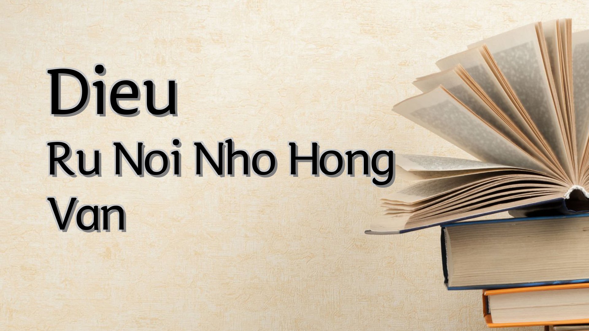 cover-Dieu Ru Noi Nho Hong Van
