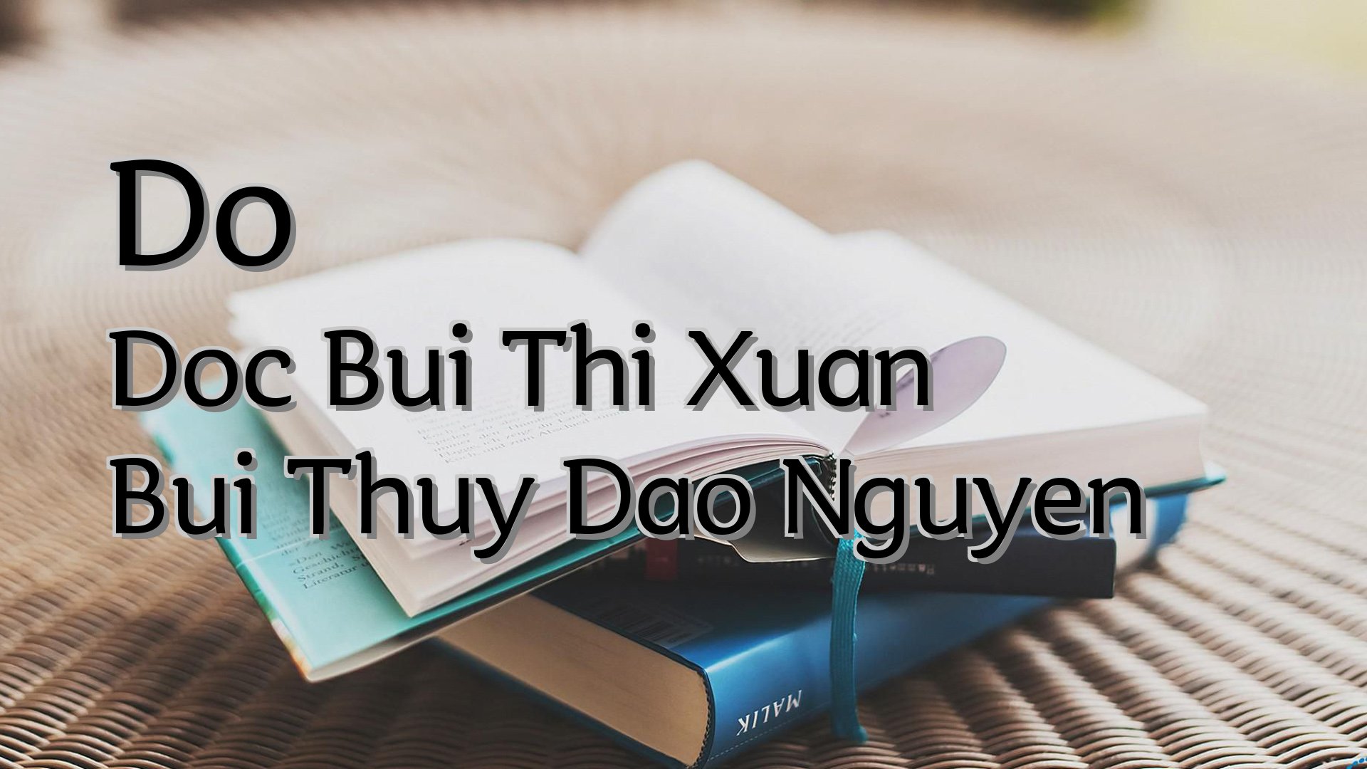 Cover image for Do Doc Bui Thi Xuan Bui Thuy Dao Nguyen