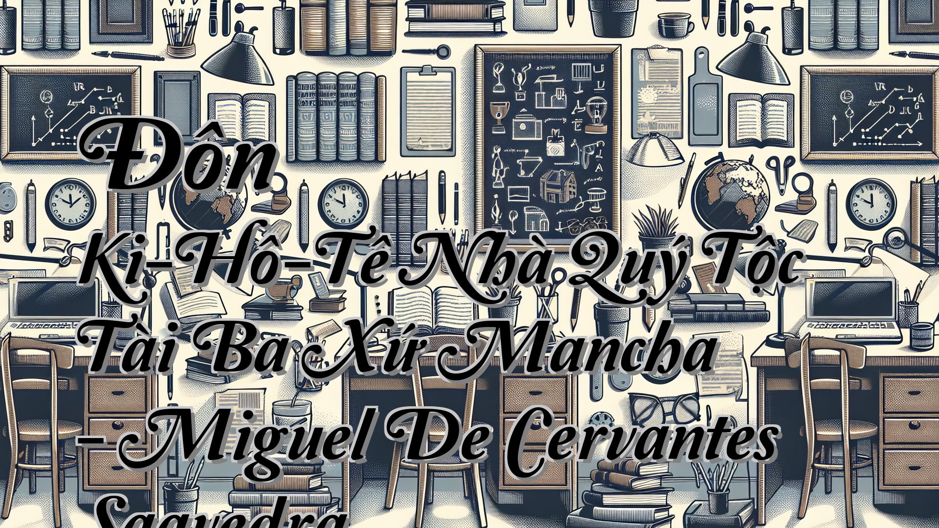 cover-Đôn Ki-Hô-Tê Nhà Quý Tộc Tài Ba Xứ Mancha - Miguel De Cervantes Saavedra