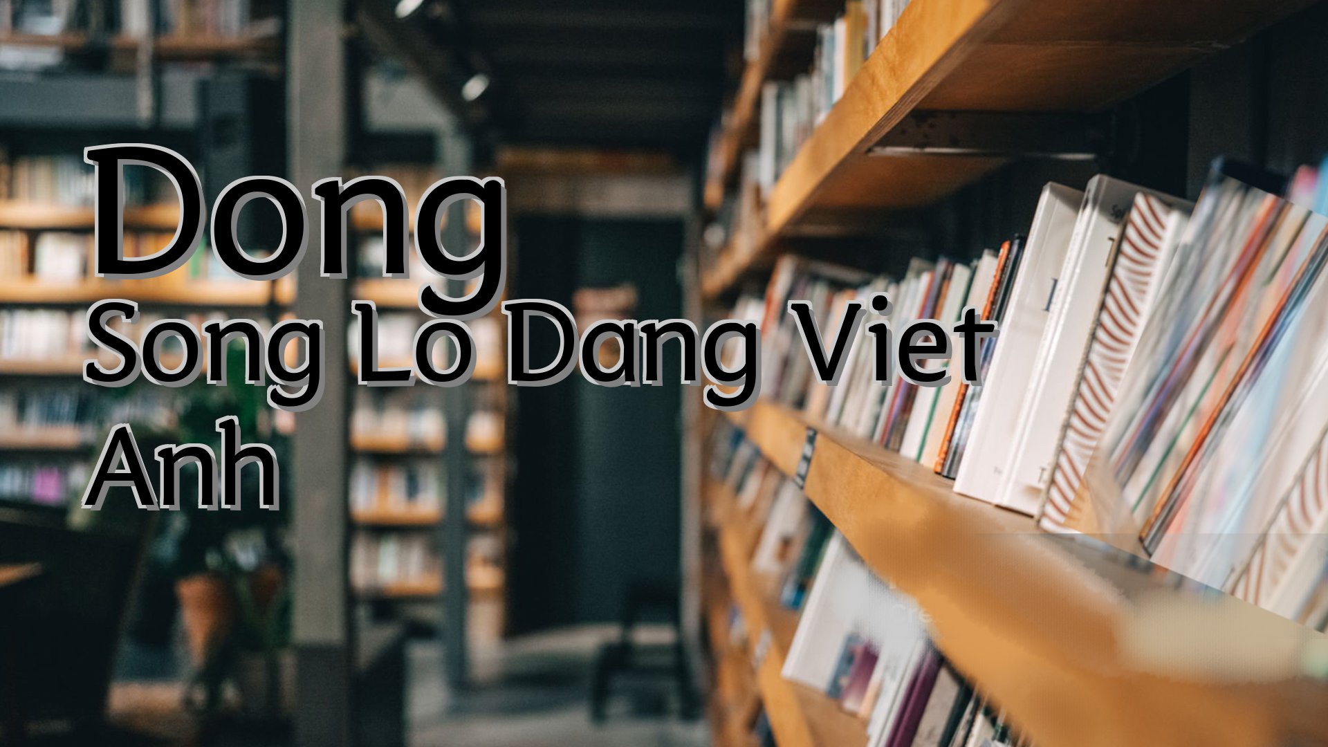cover-Dong Song Lo Dang Viet Anh