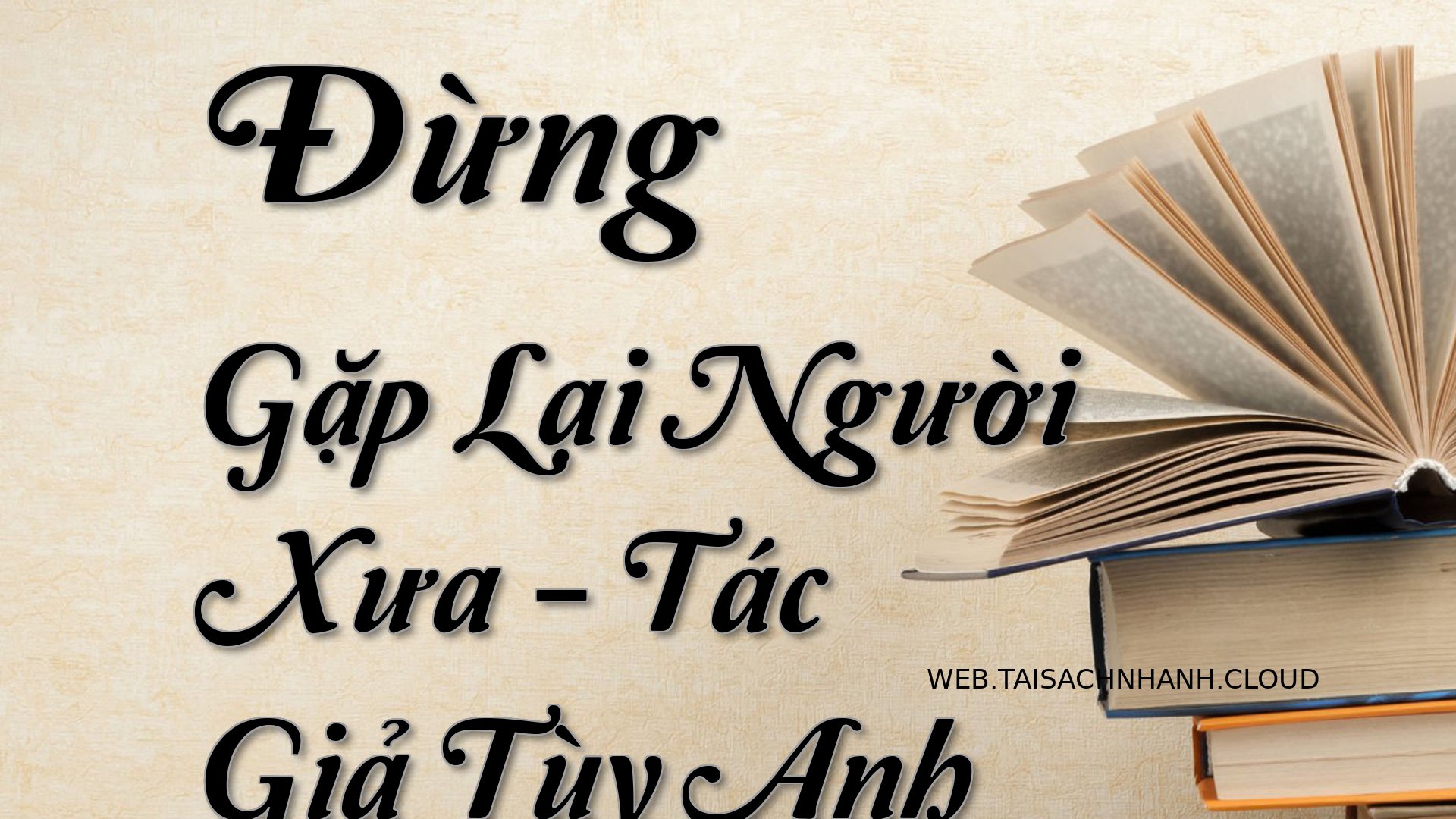 Cover Dung Gap Lai Nguoi X.jpg