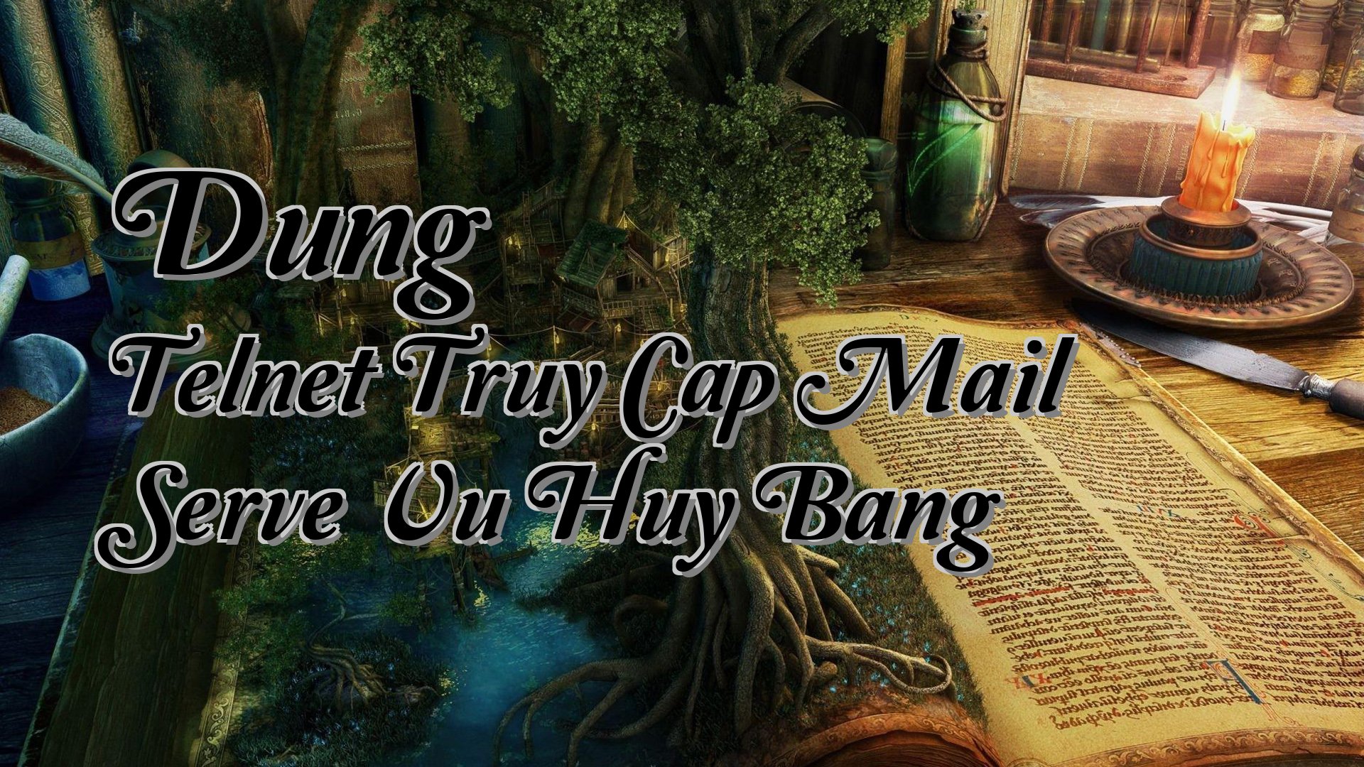 Cover image for Dung Telnet Truy Cap Mail Serve Vu Huy Bang