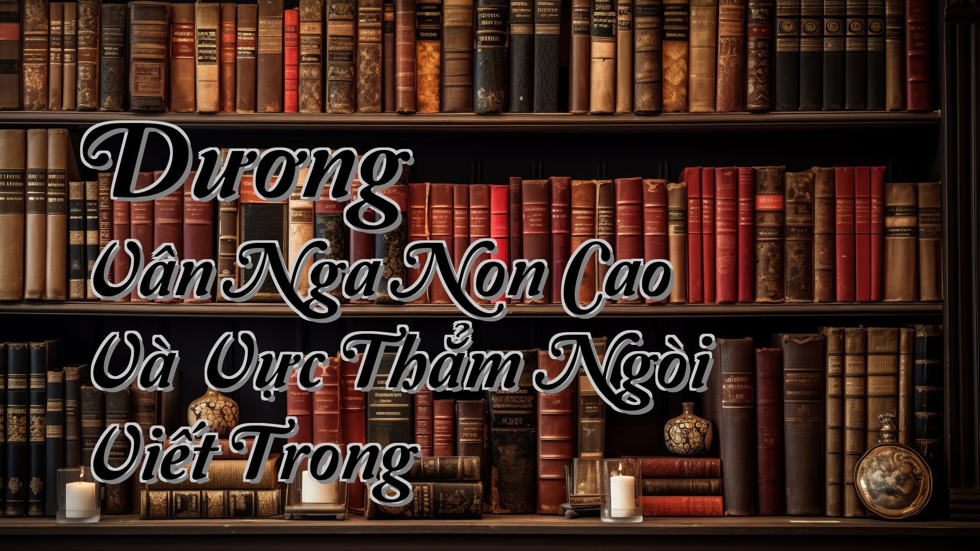 cover-Dương Vân Nga Non Cao Và Vực Thẳm Ngòi Viết Trong