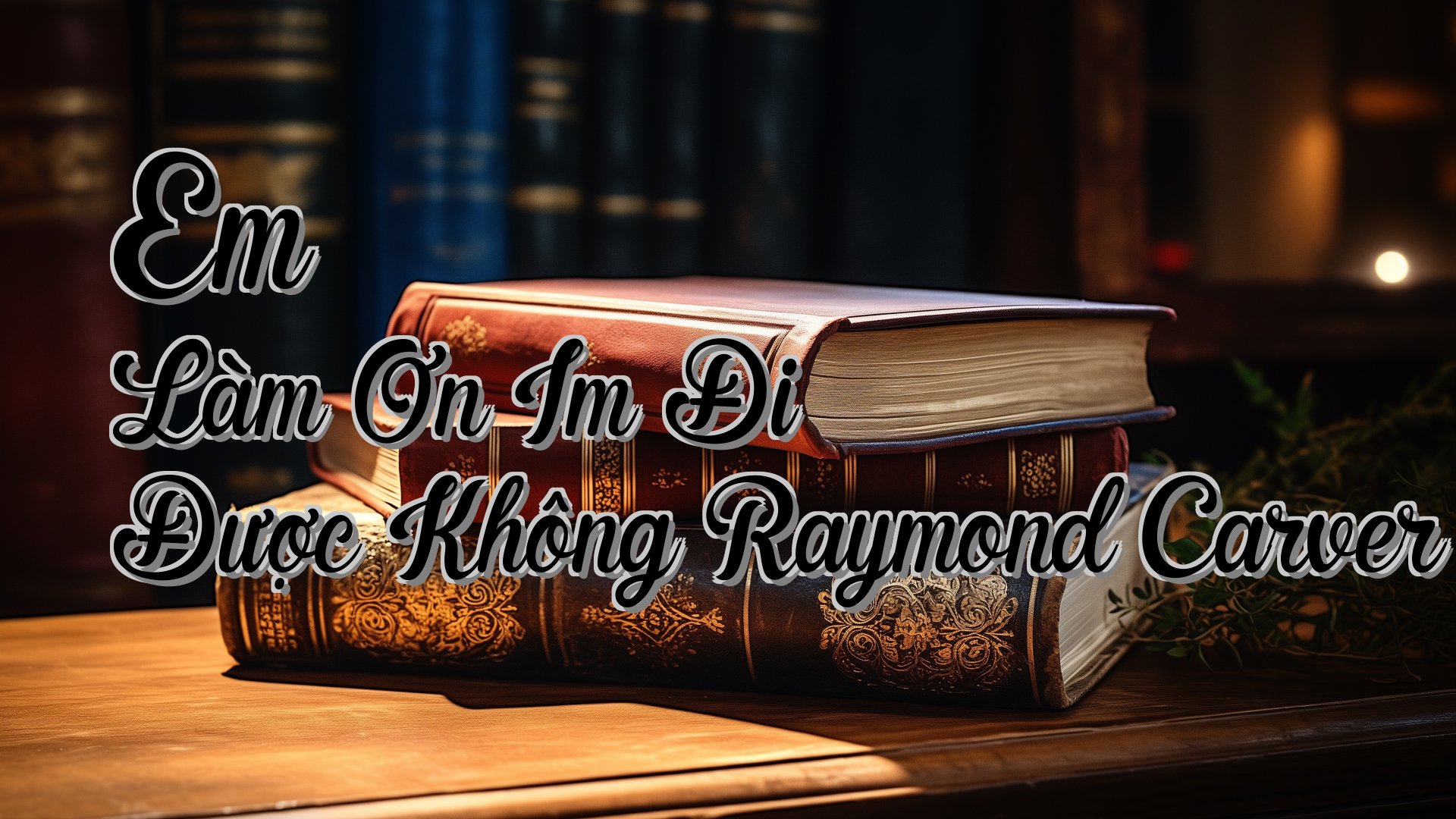 cover-Em Làm Ơn Im Đi Được Không Raymond Carver