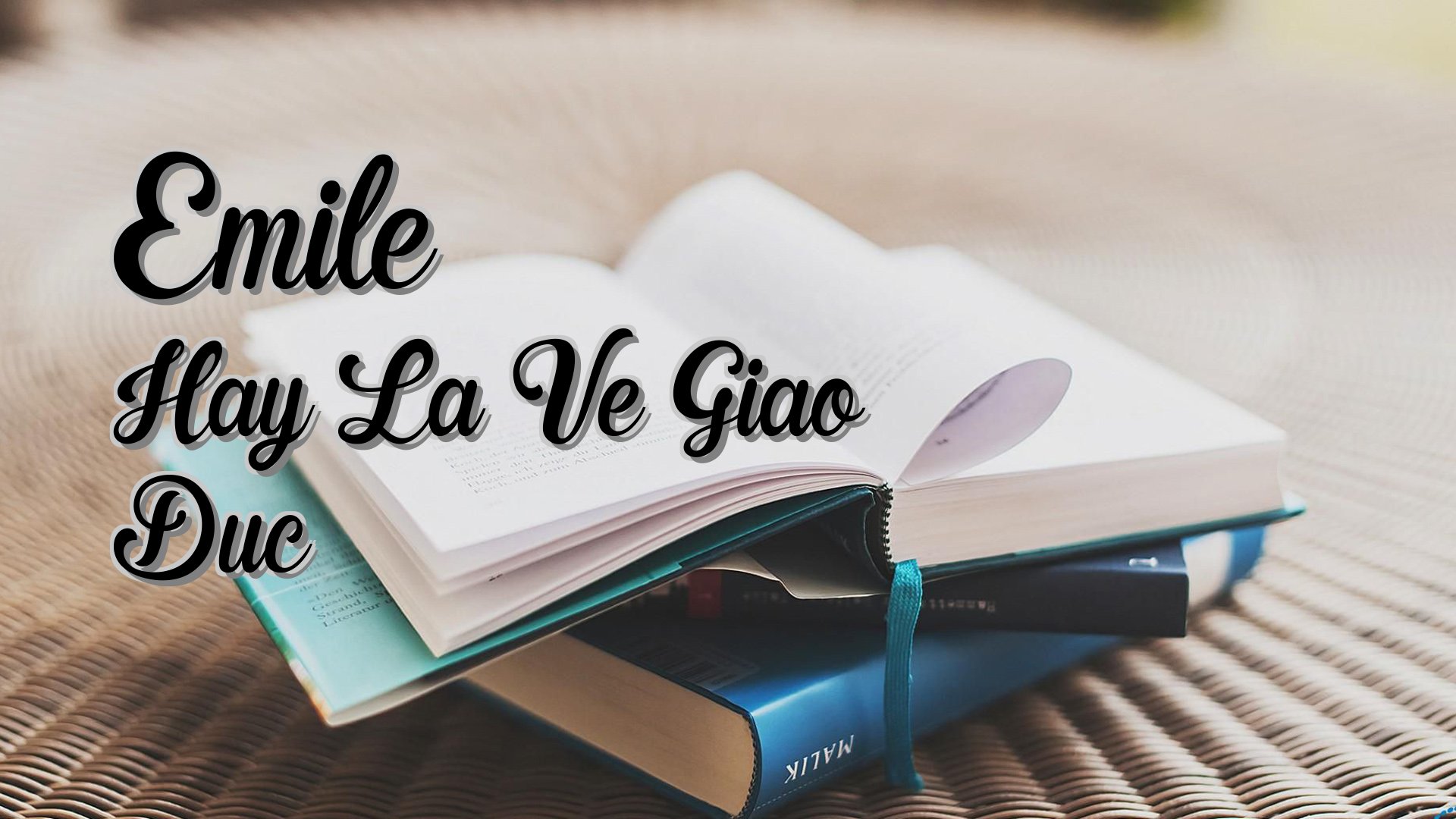 cover-Emile Hay La Ve Giao Duc