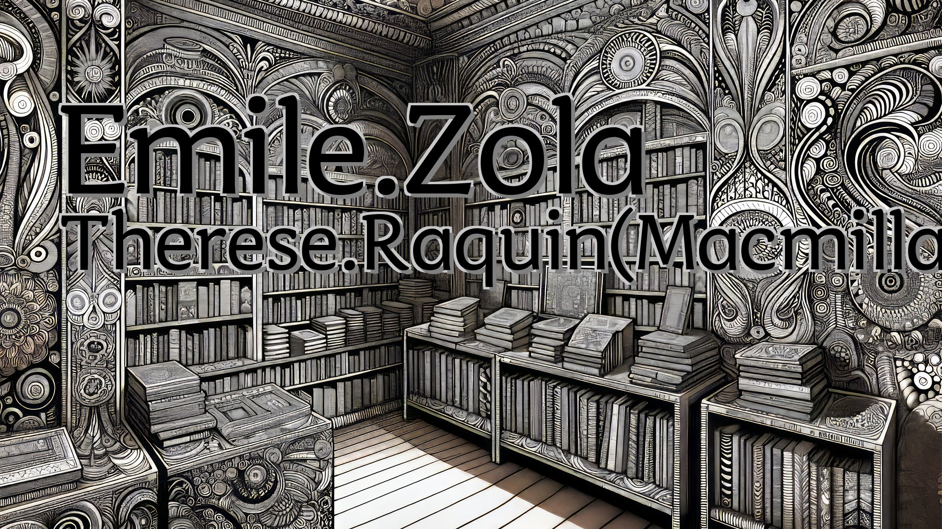 cover-Emile.Zola Therese.Raquin(Macmillan.Readers 5)