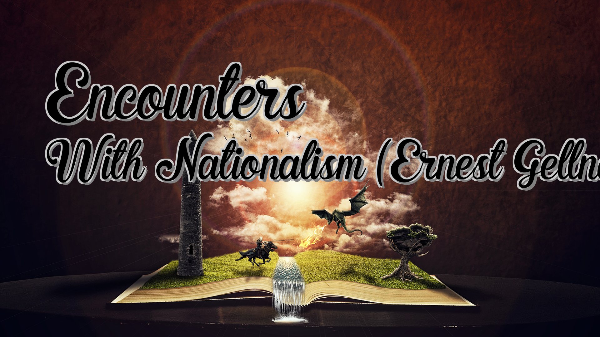 cover-Encounters With Nationalism (Ernest Gellner)