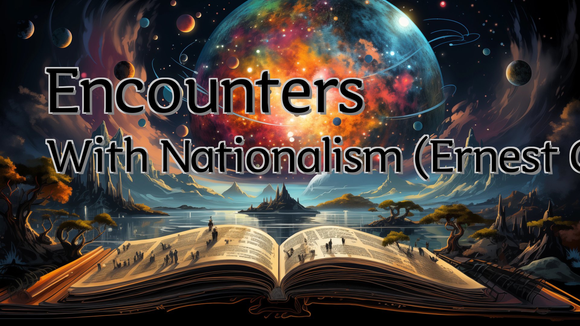 Cover image for Encounters With Nationalism (Ernest Gellner)