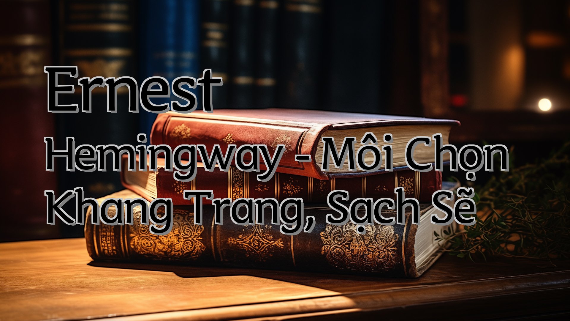 cover-Ernest Hemingway - Môi Chọn Khang Trang, Sạch Sẽ