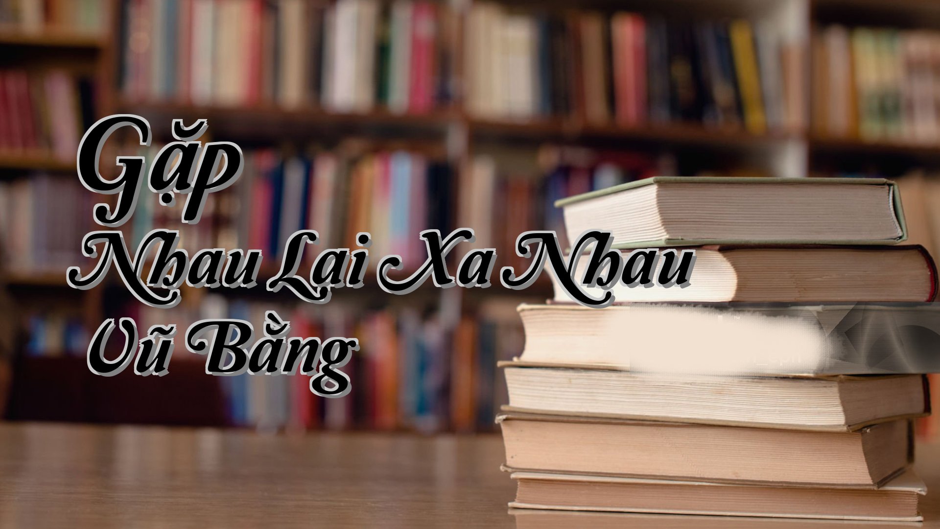 cover-Gặp Nhau Lại Xa Nhau Vũ Bằng