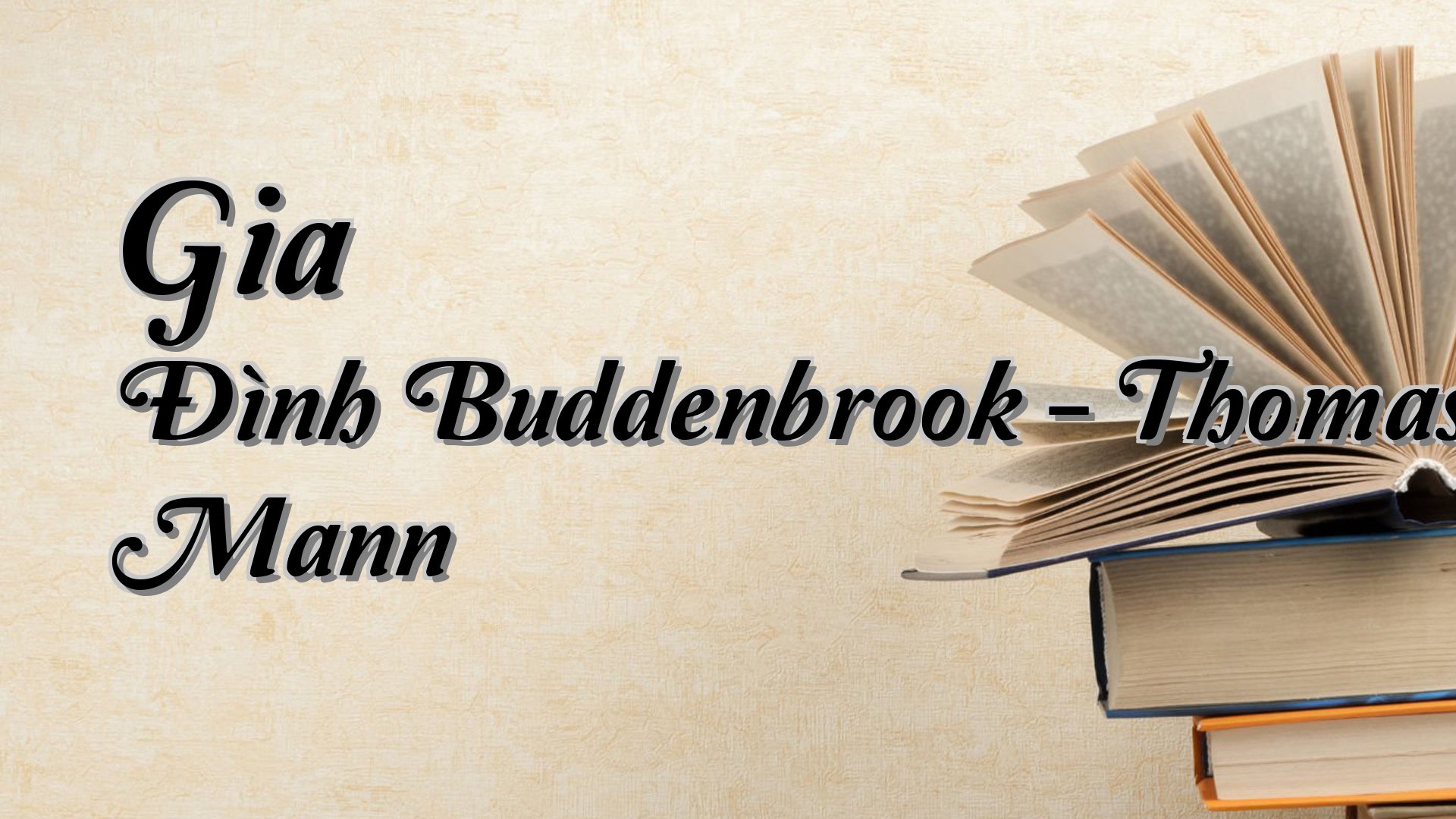 cover-Gia Đình Buddenbrook - Thomas Mann
