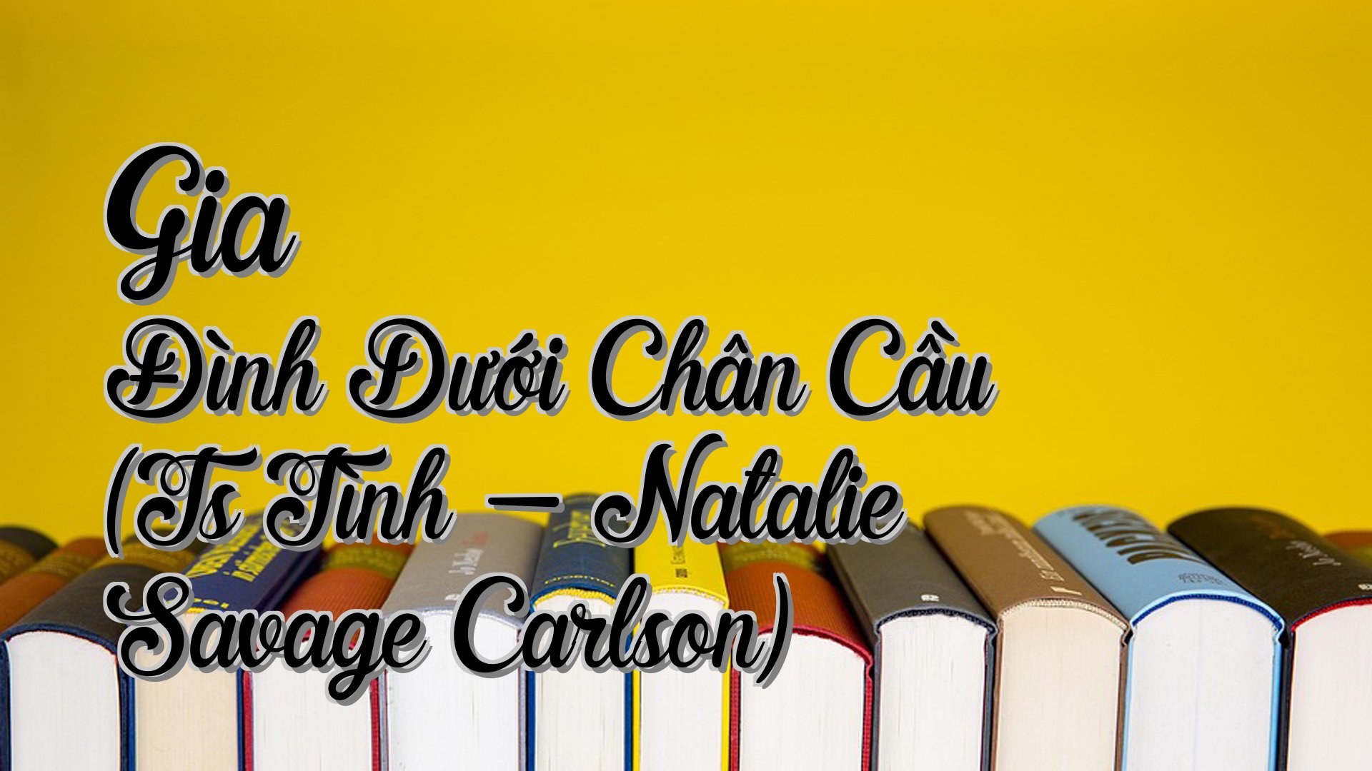 cover-Gia Đình Dưới Chân Cầu (Ts Tình - Natalie Savage Carlson)