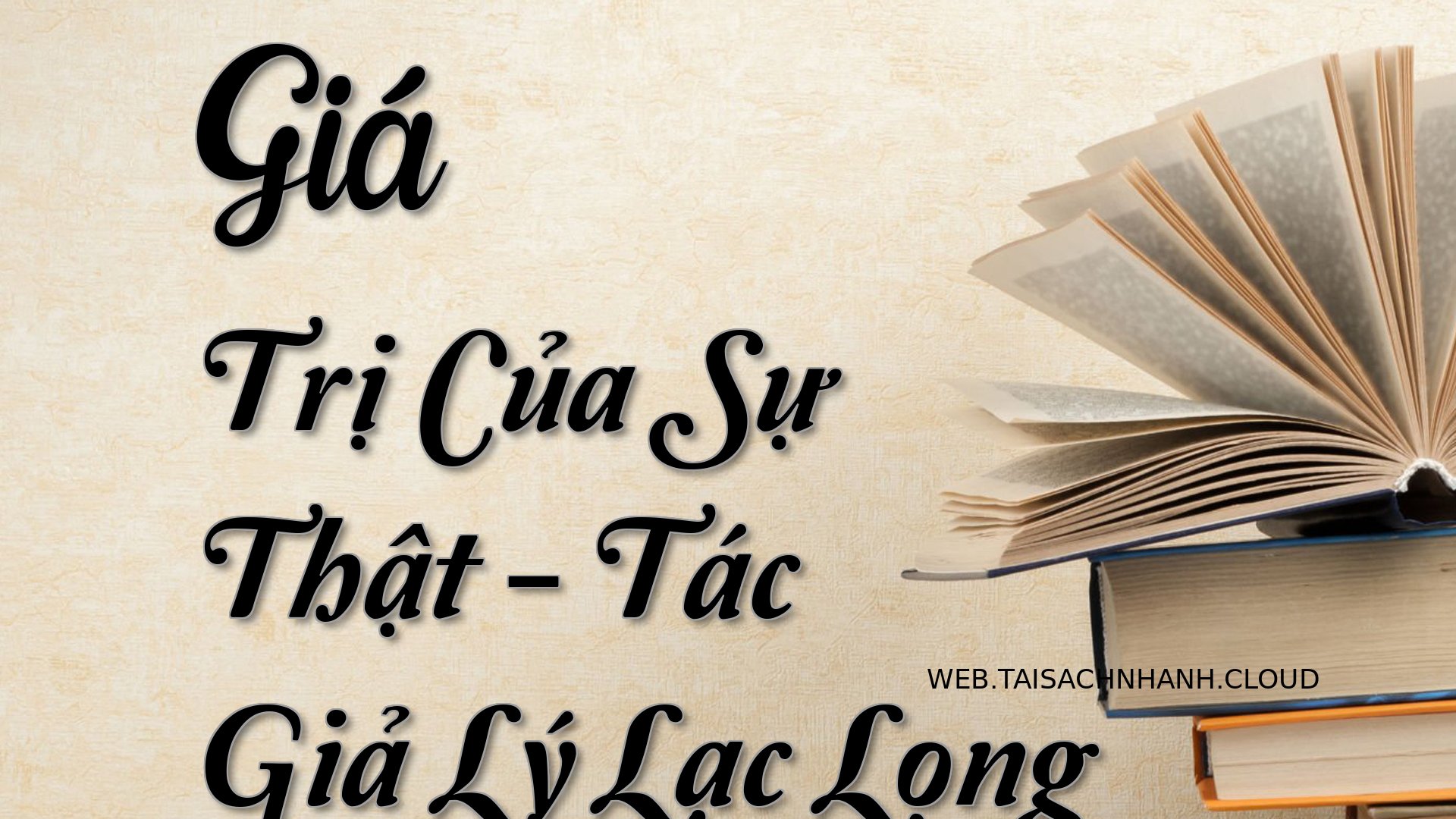 Cover Gia Tri Cua Su That.jpg