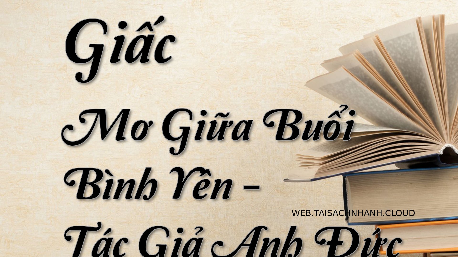 Cover Giac Mo Giua Buoi Bi.jpg