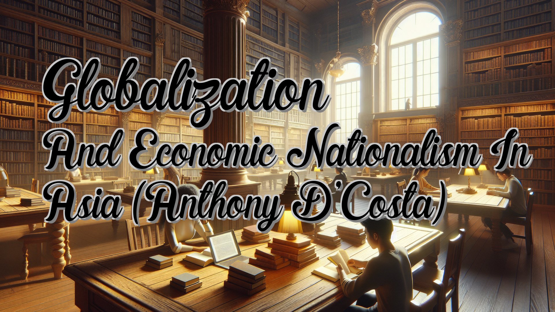cover-Globalization And Economic Nationalism In Asia (Anthony D’Costa)