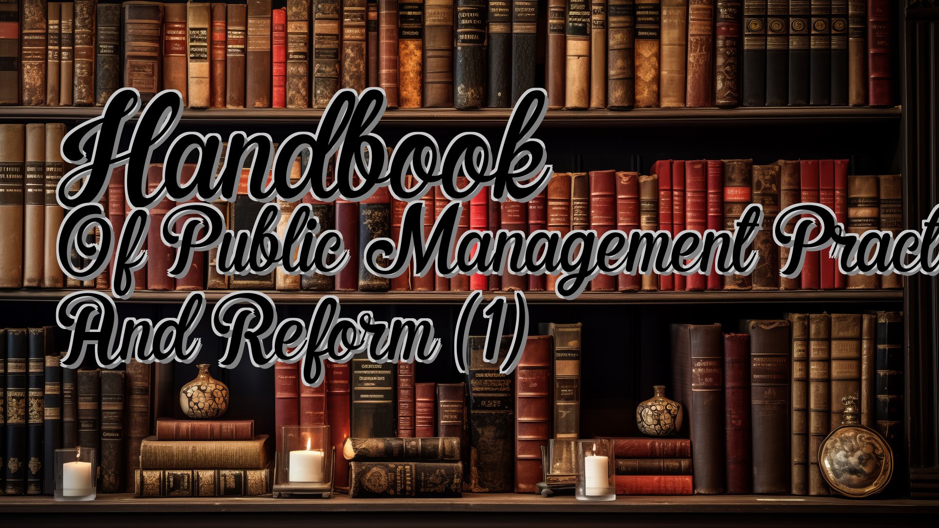 cover-Handbook Of Public Management Practice And Reform (1)