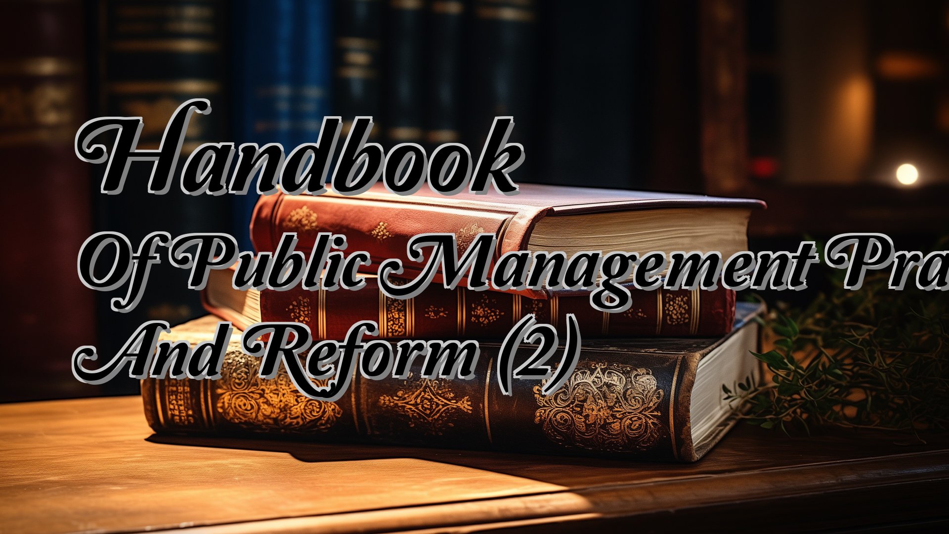 Cover image for Handbook Of Public Management Practice And Reform (2)