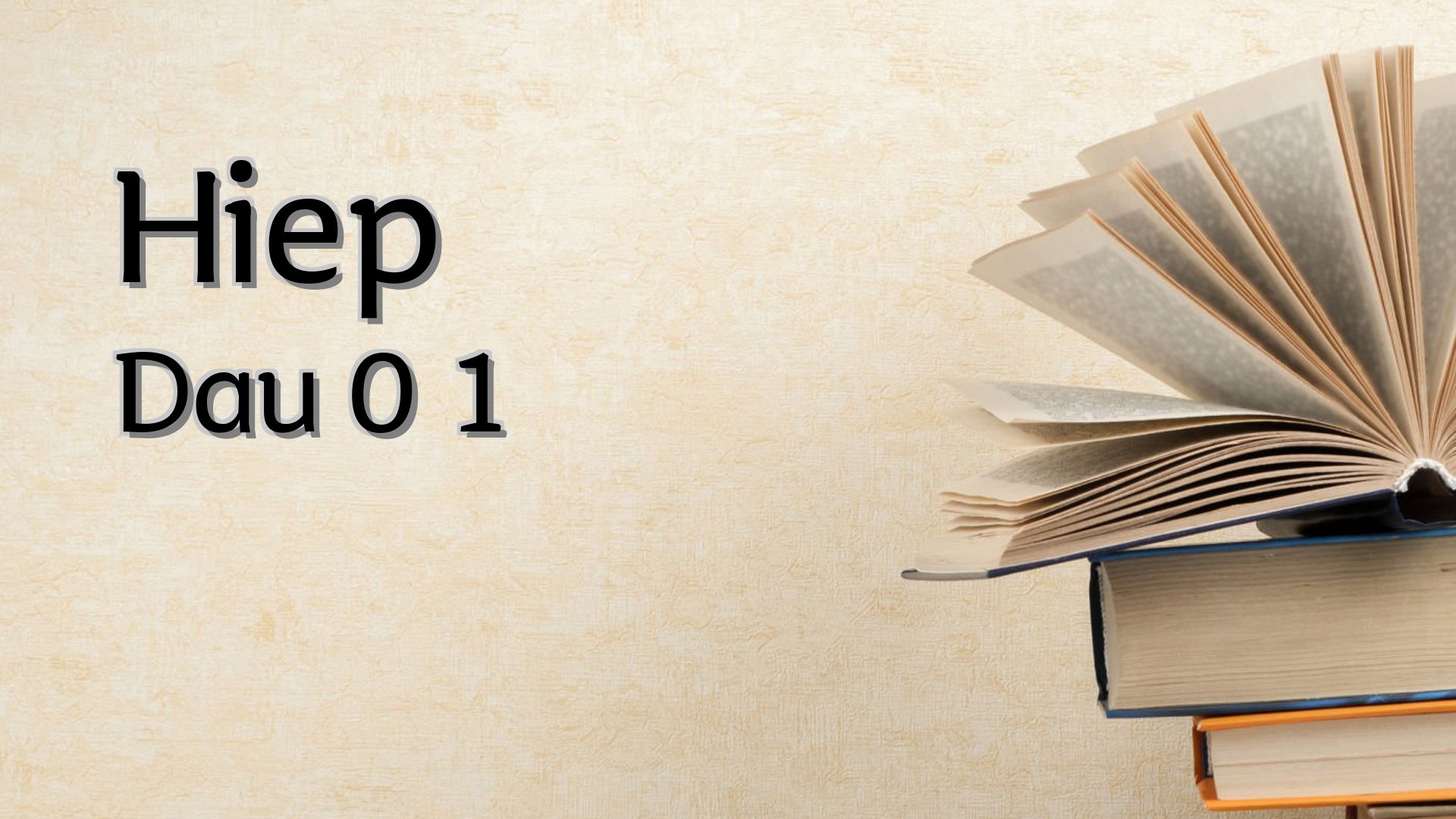 Cover image for Hiep Dau 0 1