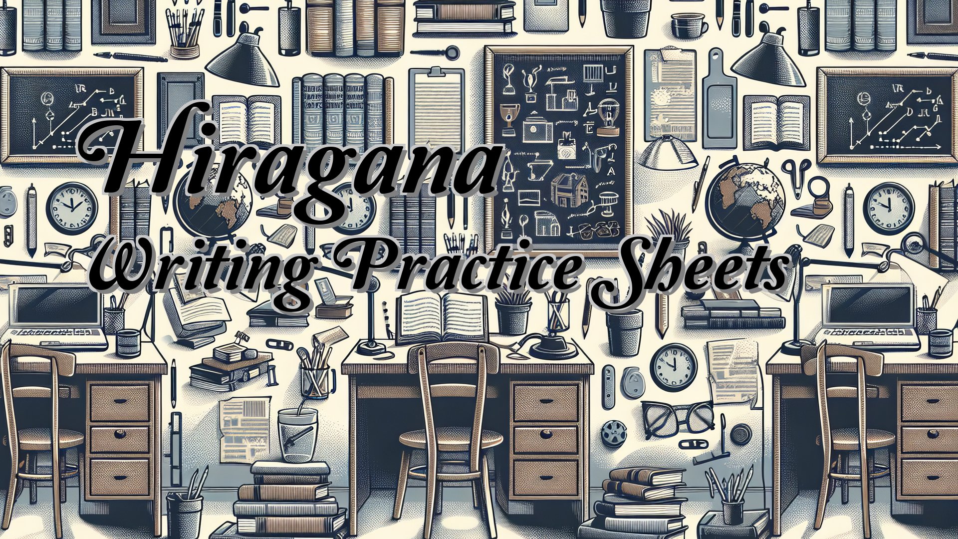cover-Hiragana Writing Practice Sheets
