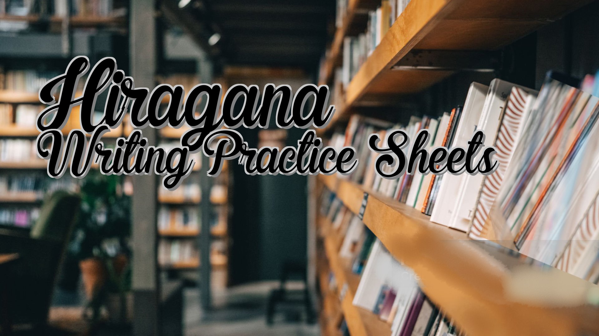 cover-Hiragana Writing Practice Sheets