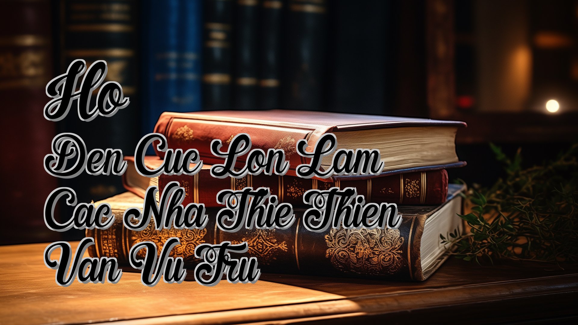 Cover image for Ho Den Cuc Lon Lam Cac Nha Thie Thien Van Vu Tru