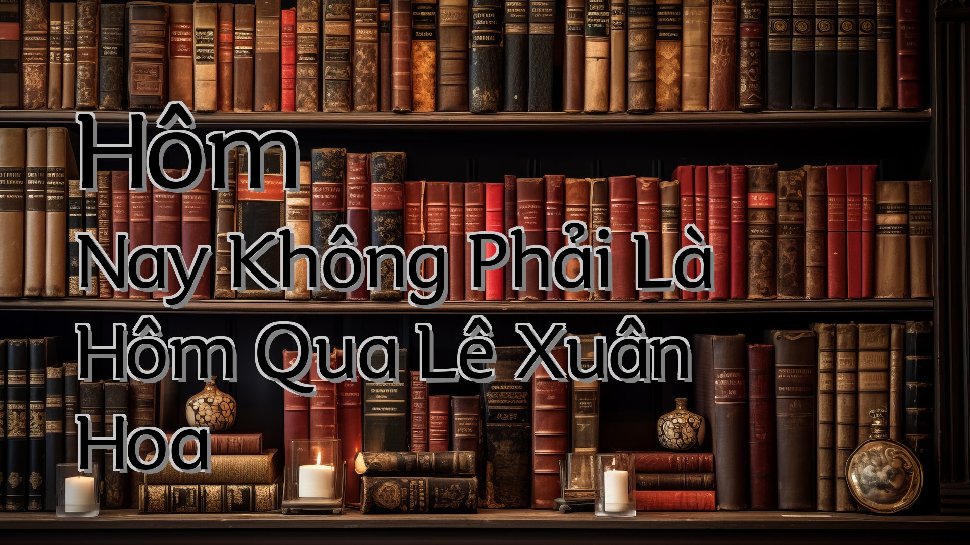 cover-Hôm Nay Không Phải Là Hôm Qua Lê Xuân Hoa
