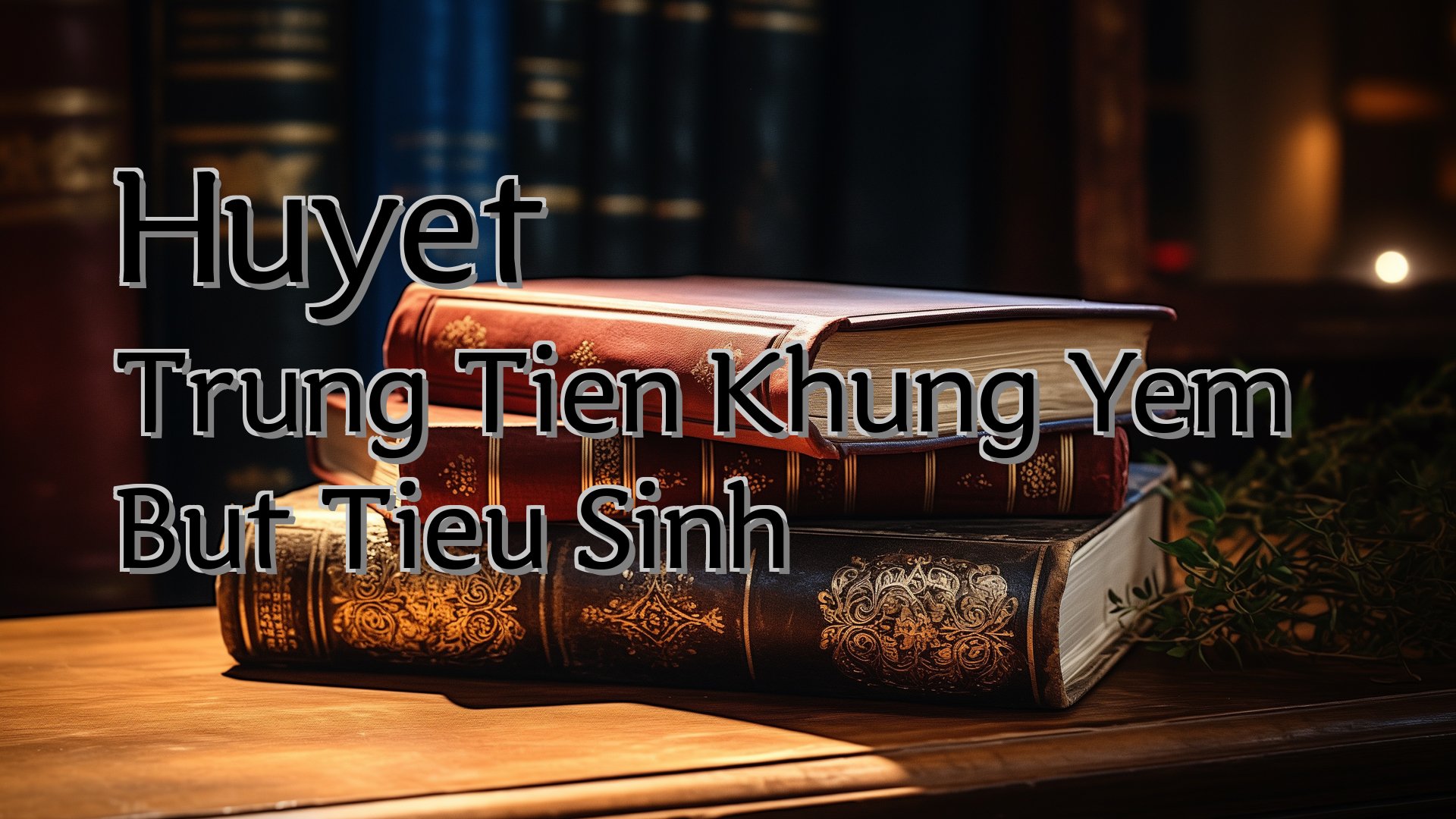 Cover image for Huyet Trung Tien Khung Yem But Tieu Sinh