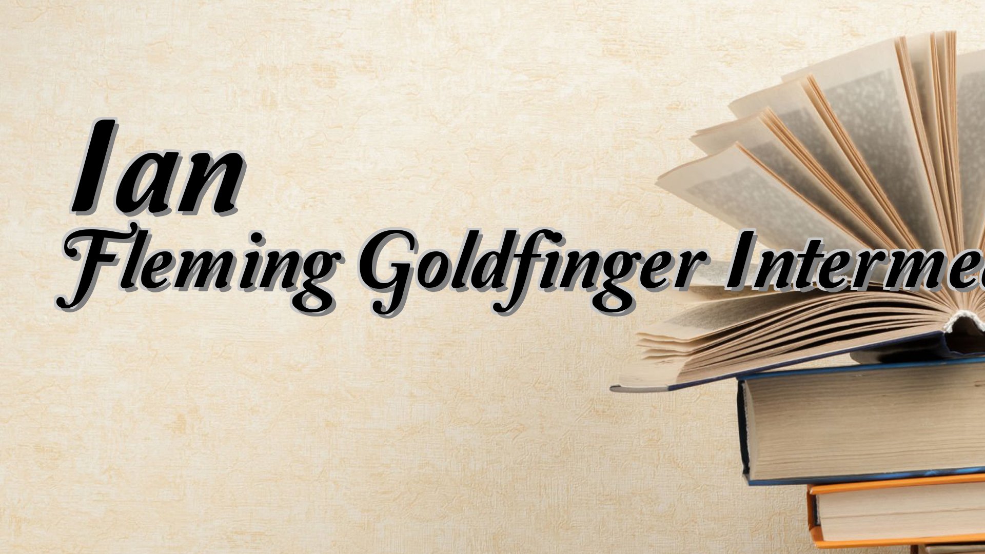cover-Ian Fleming Goldfinger Intermediate