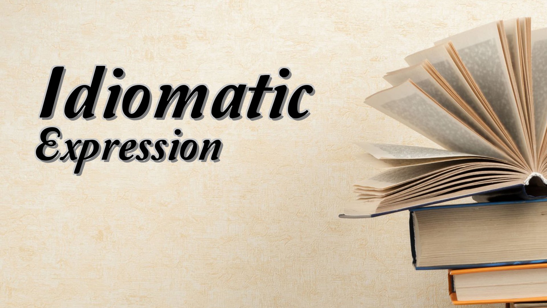 cover-Idiomatic Expression