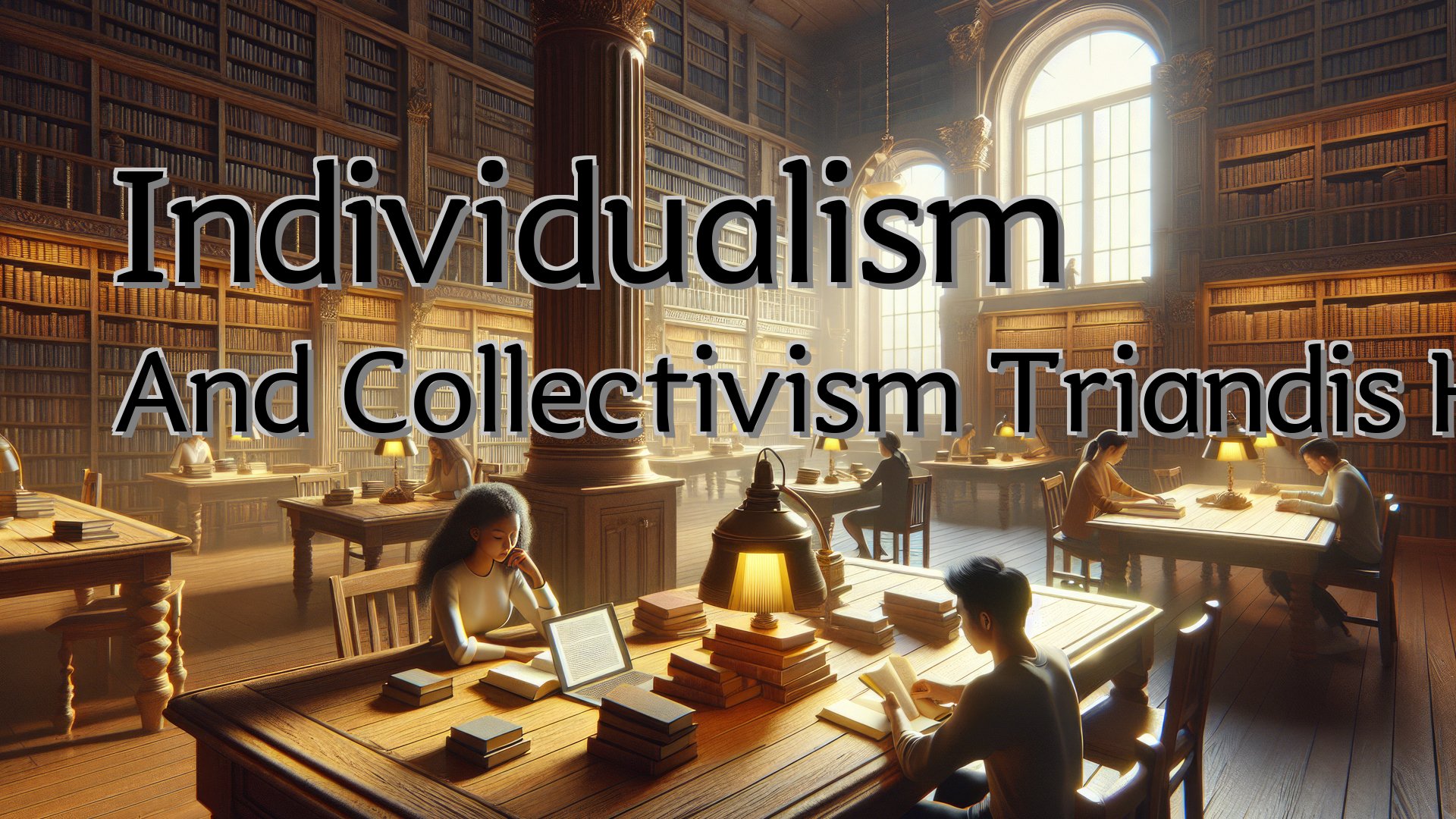 cover-Individualism And Collectivism Triandis Harry