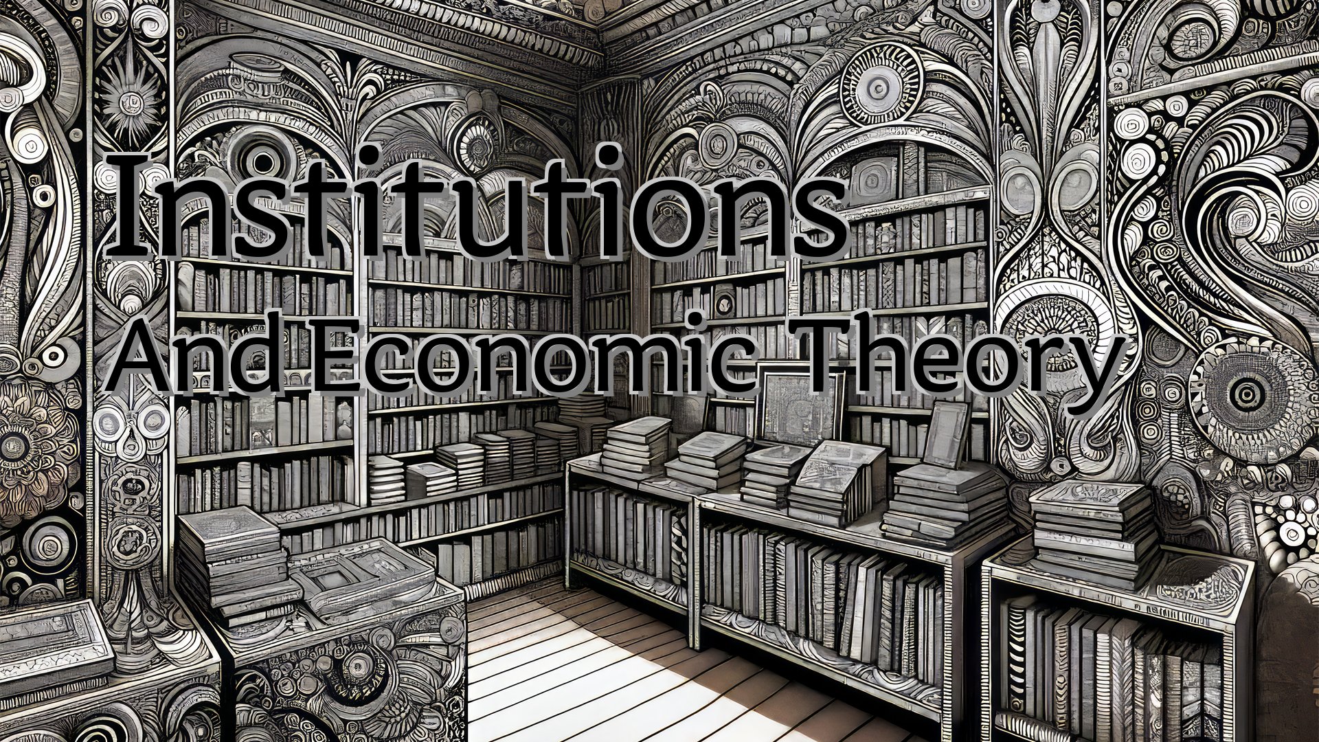 Cover image for Institutions And Economic Theory