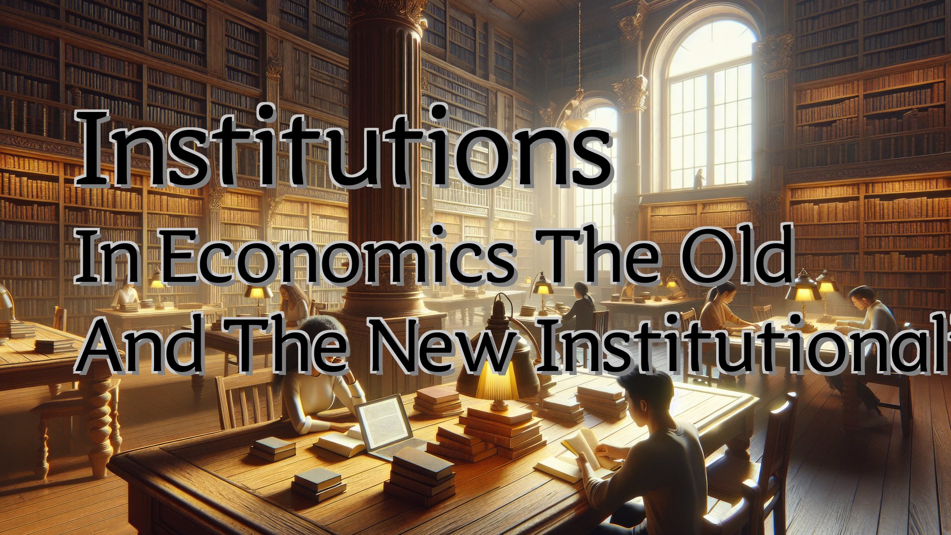 cover-Institutions In Economics The Old And The New Institutionalism