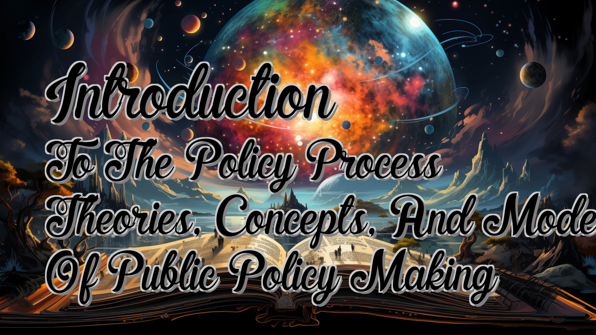 Cover image for Introduction To The Policy Process Theories, Concepts, And Models Of Public Policy Making