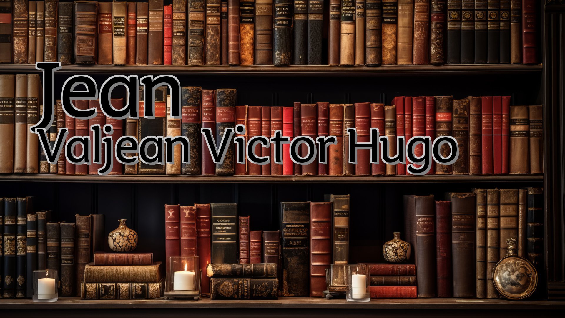 cover-Jean Valjean Victor Hugo