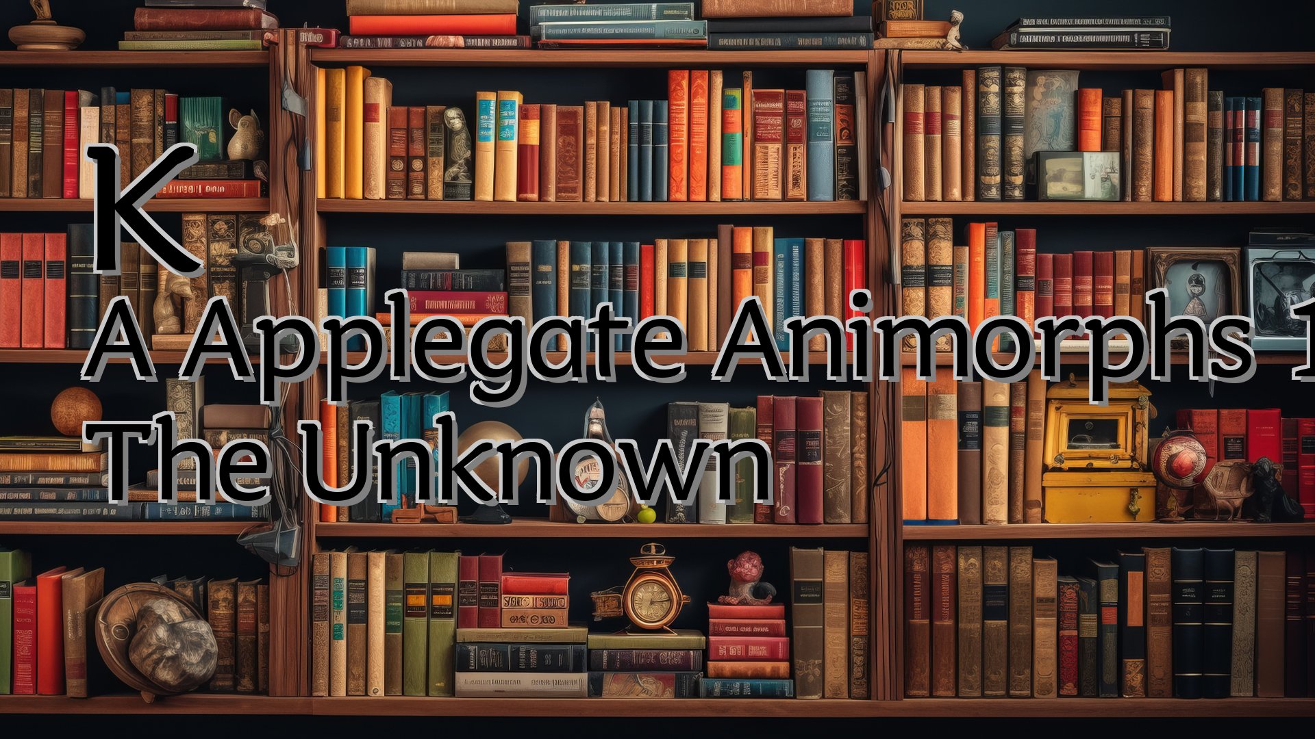cover-K A Applegate Animorphs 14 The Unknown