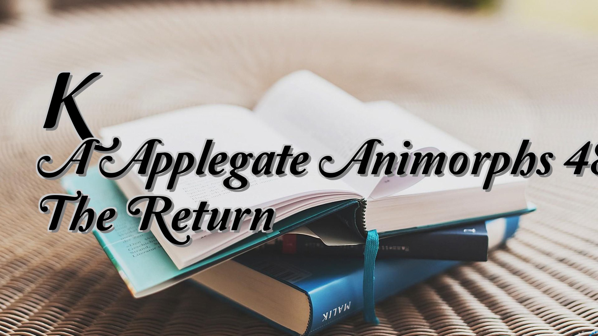 cover-K A Applegate Animorphs 48 The Return