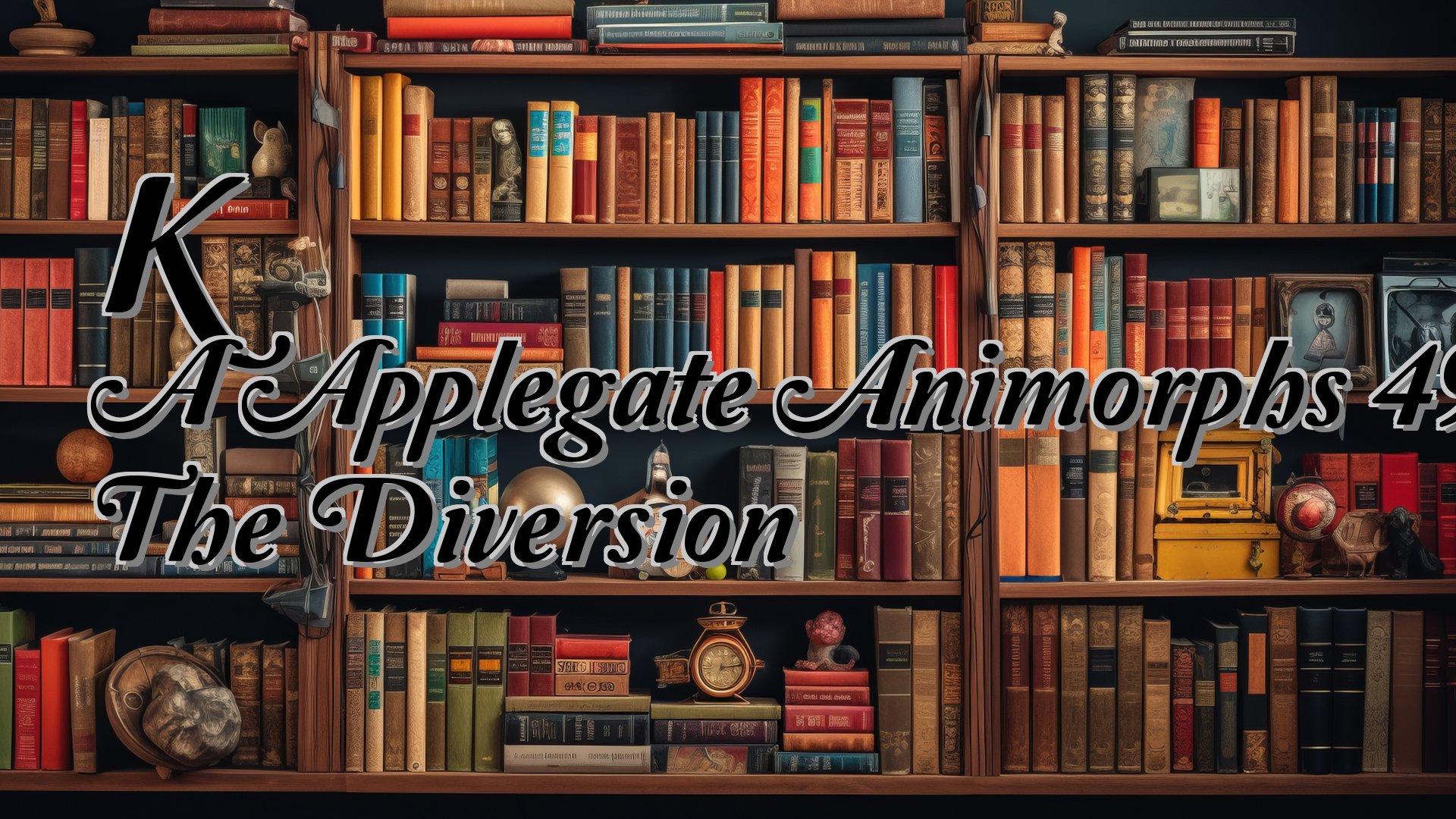cover-K A Applegate Animorphs 49 The Diversion