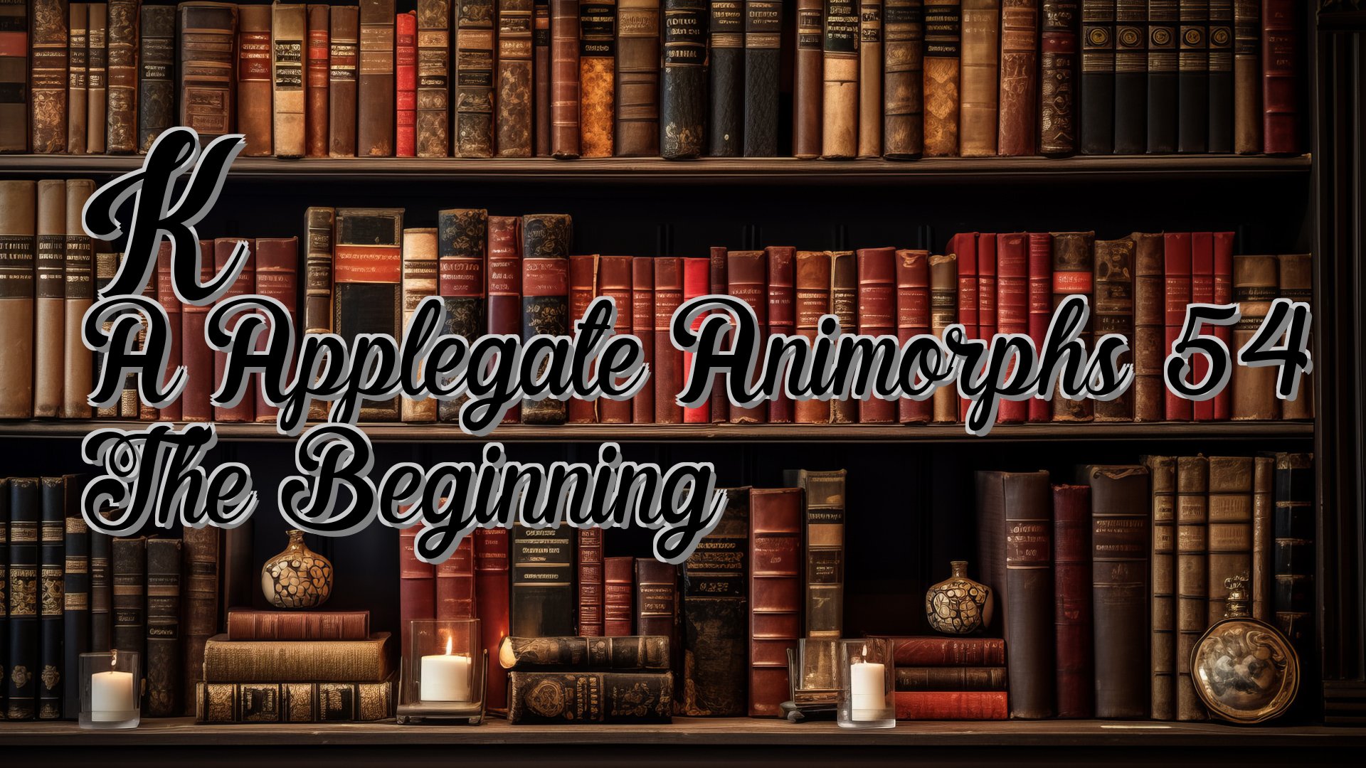 cover-K A Applegate Animorphs 54 The Beginning