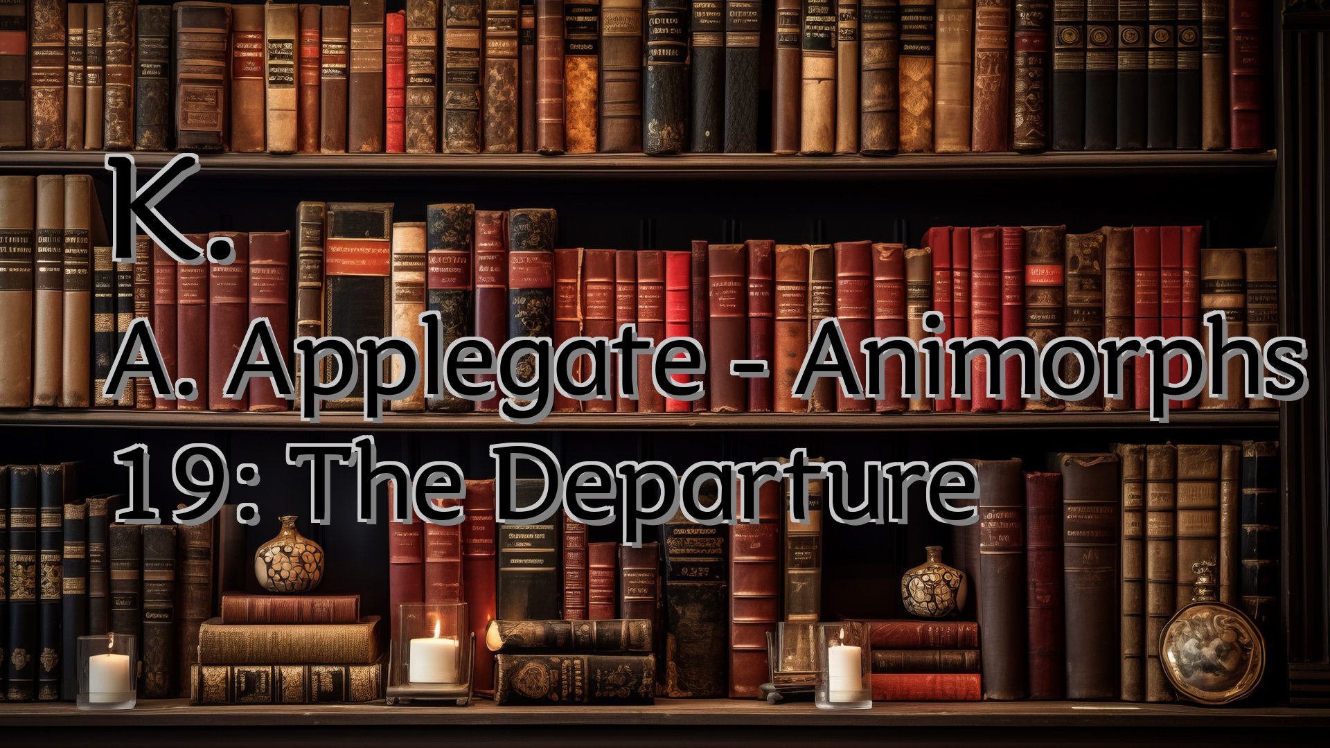 cover-K. A. Applegate - Animorphs 19: The Departure