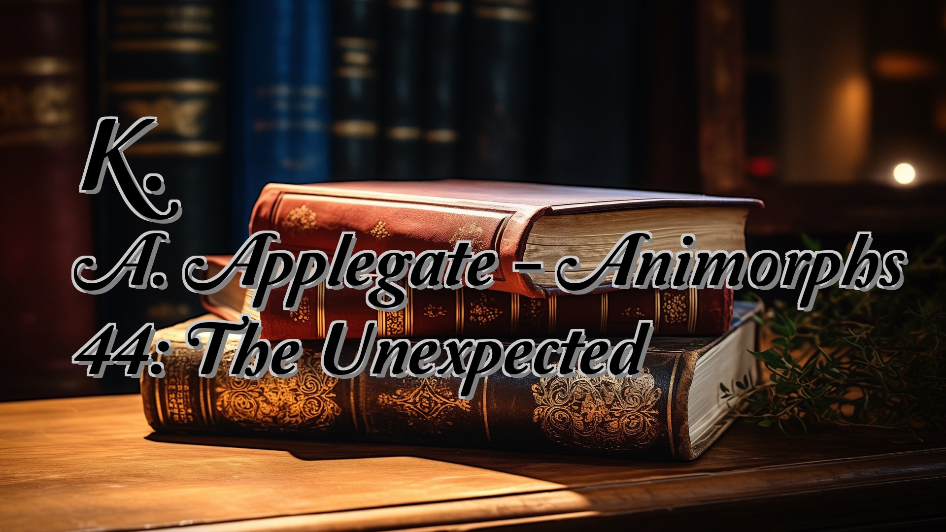 cover-K. A. Applegate - Animorphs 44: The Unexpected