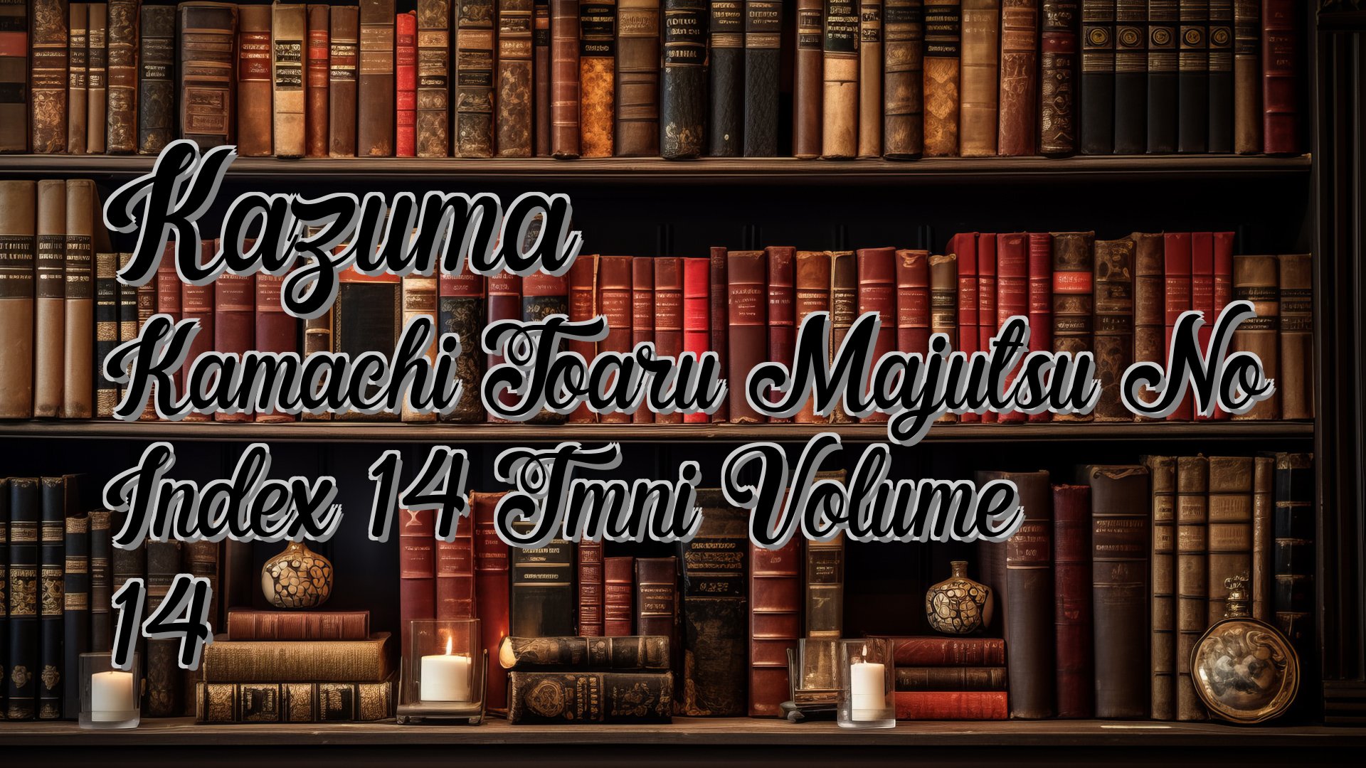 cover-Kazuma Kamachi Toaru Majutsu No Index 14 Tmni Volume 14