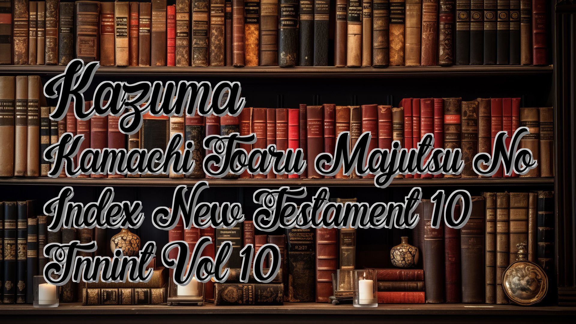 cover-Kazuma Kamachi Toaru Majutsu No Index New Testament 10 Tnnint Vol 10