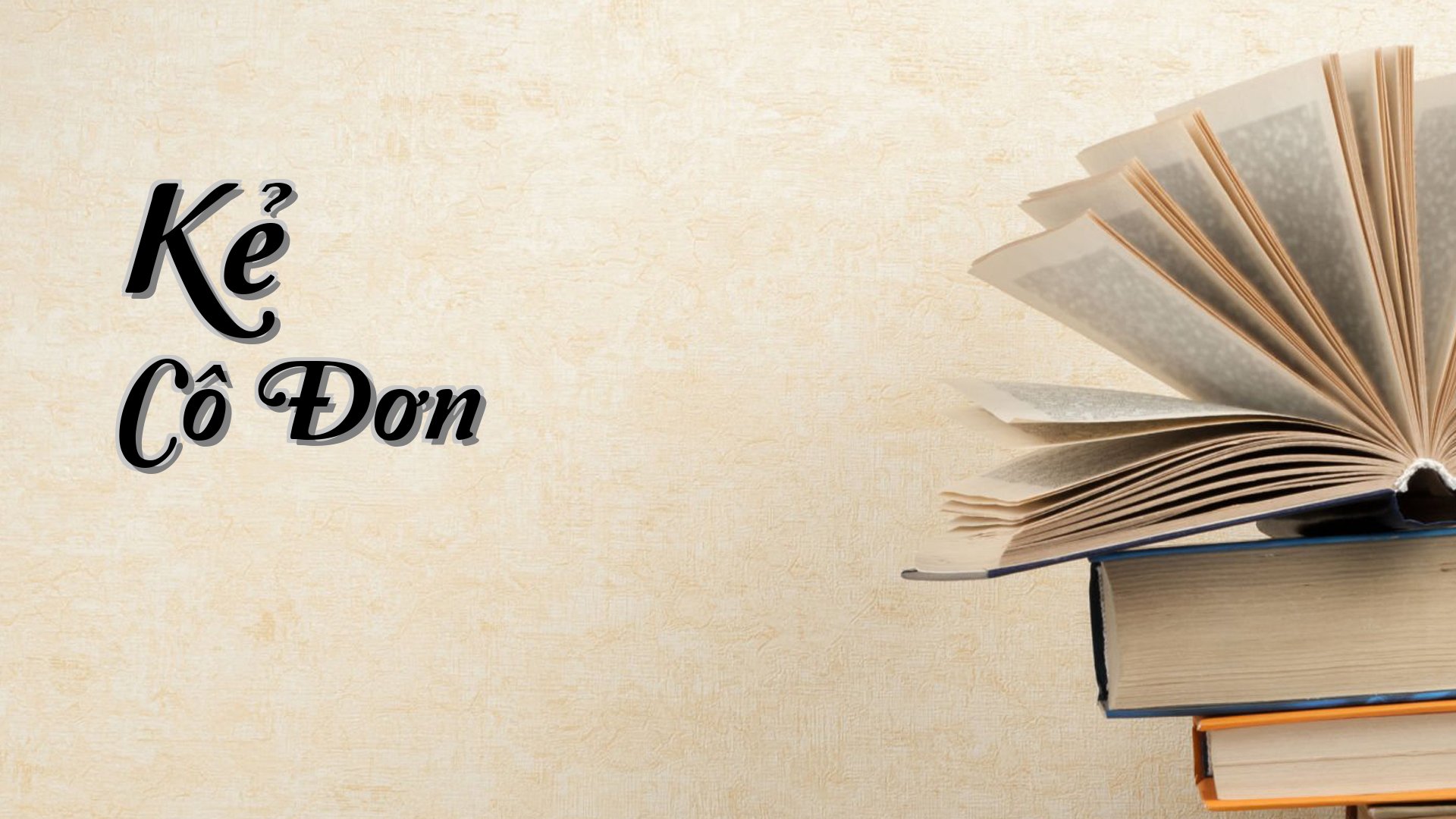 cover-Kẻ Cô Đơn