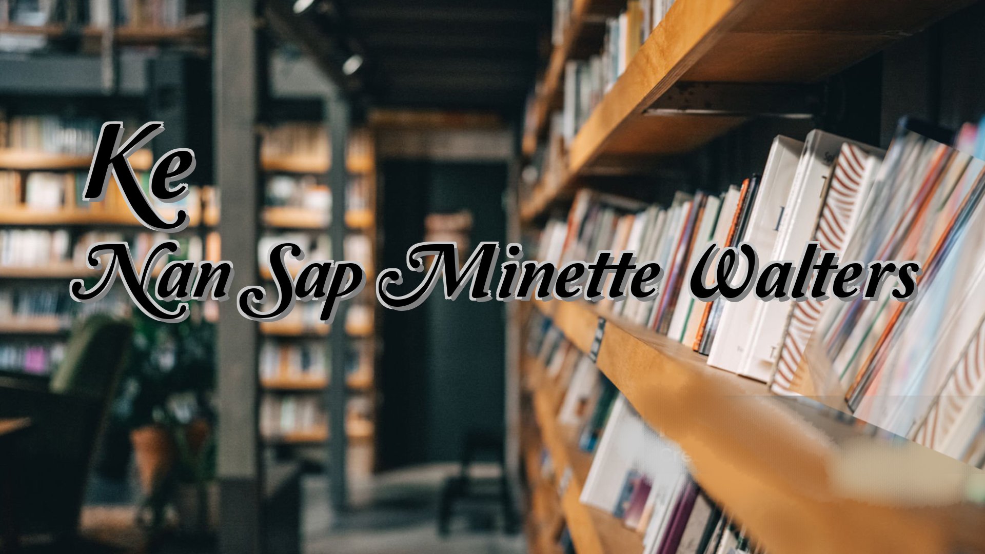 Cover image for Ke Nan Sap Minette Walters